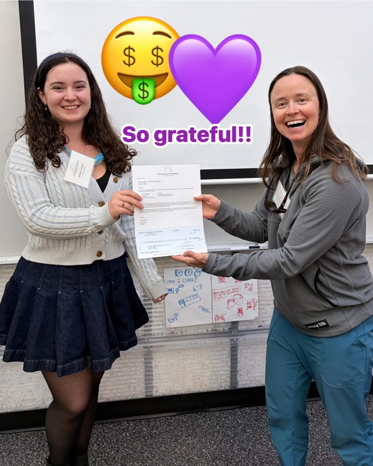 Thanks @cfjacksonhole for an inspiring future philanthropist and giving out serious 💵 
Win-win!

 #winwin #youthphilanthropy #ittakesavalley