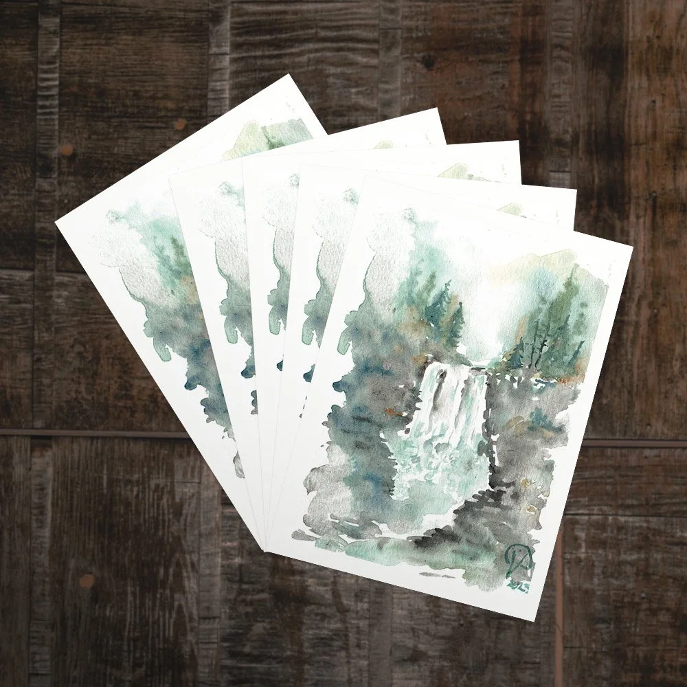 Waterfall - Blank Cards