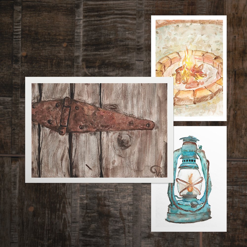 "On the Farm" - Blank Card