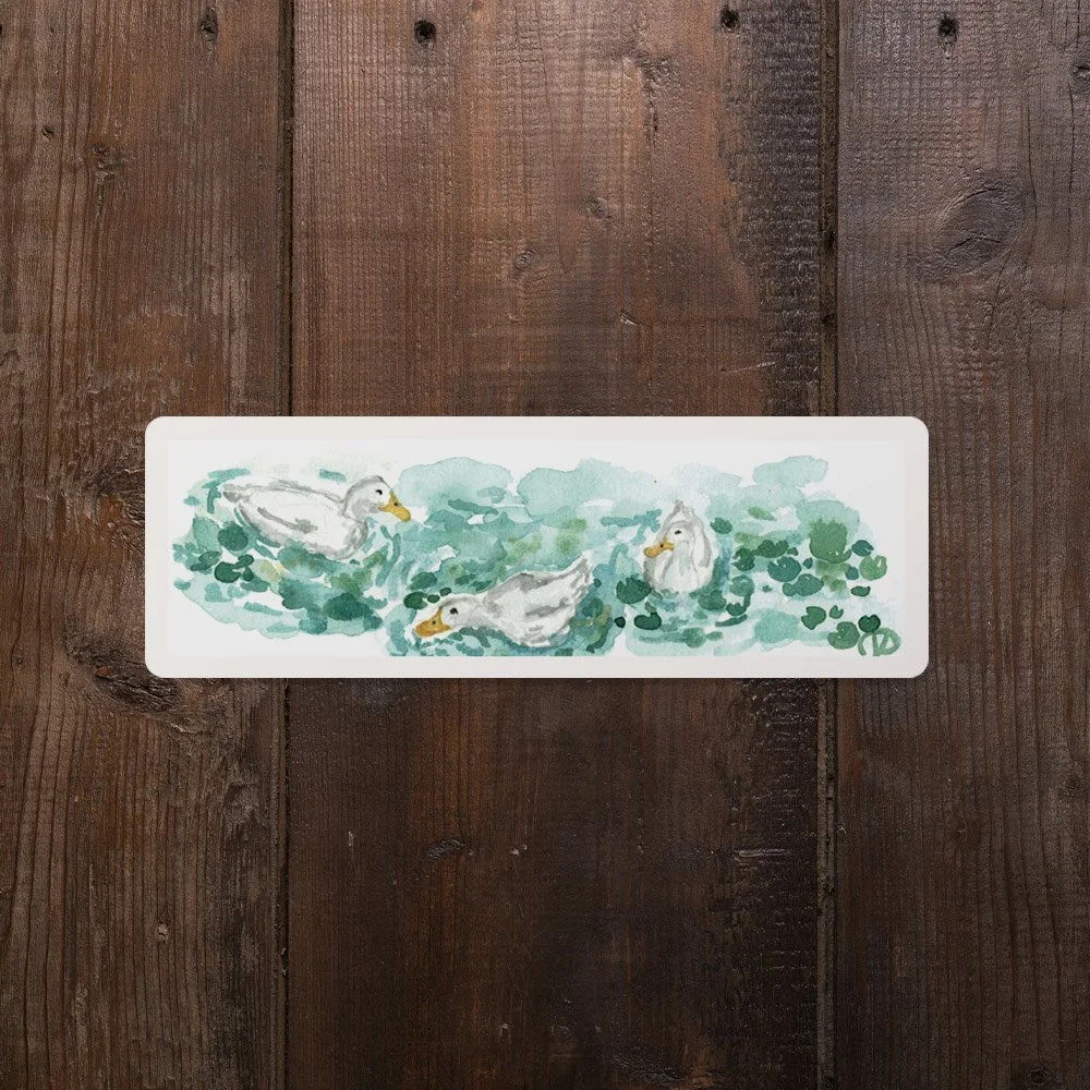 Duck Bookmark - Print