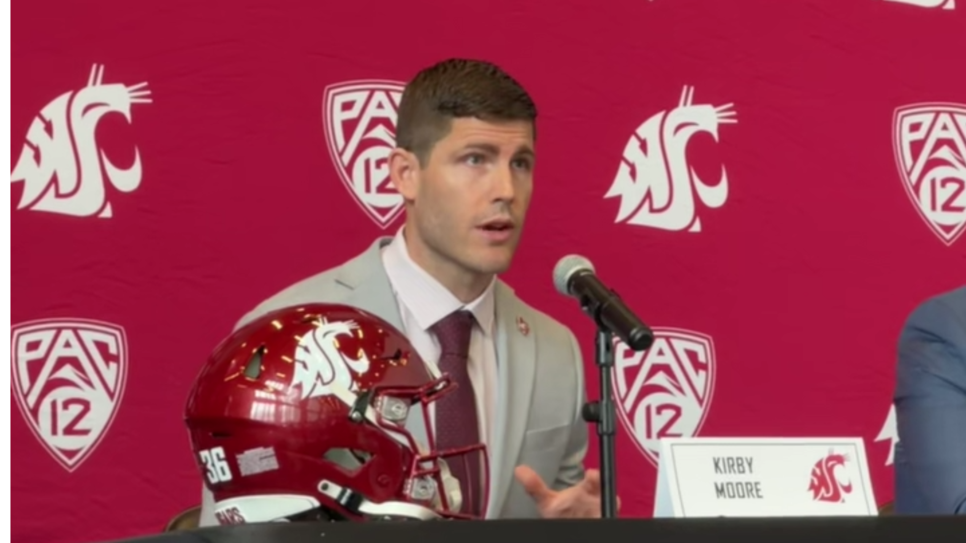 ‘Great to Be Home’: Kirby Moore Introduced as Washington State’s 36th Head Football Coach