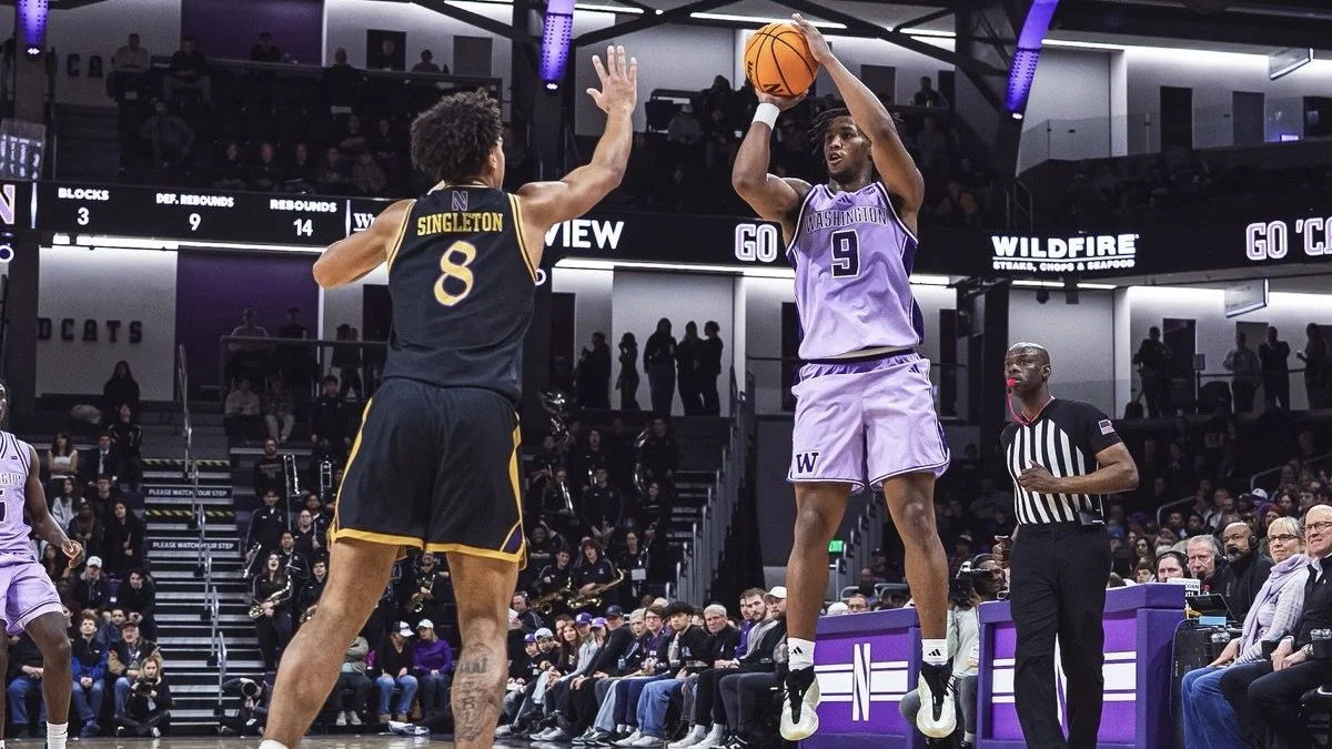 Solid Shooting, Tough Defense Propel Huskies to Win at Northwestern