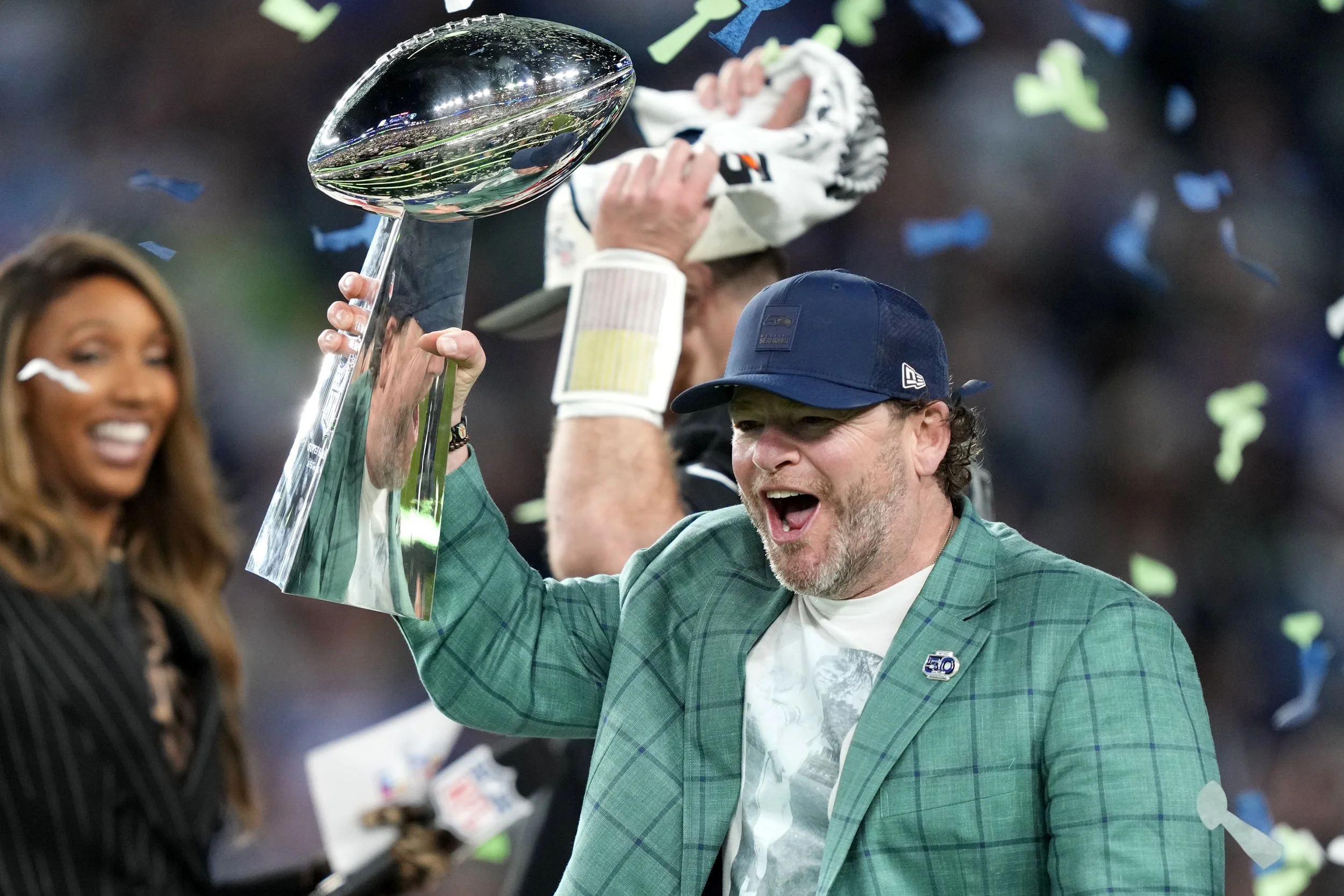 John Schneider, Seahawks Back to Business Fresh Off Super Bowl Title at NFL Combine