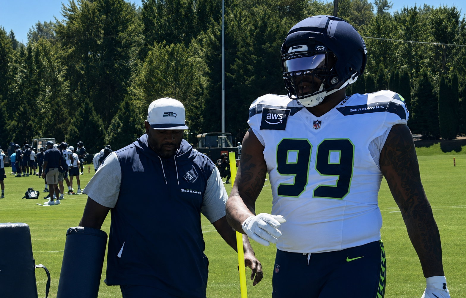 Camp Takeaways: Tempers Flare, Tight Ends Explode for Seahawks in Heated Sixth Practice