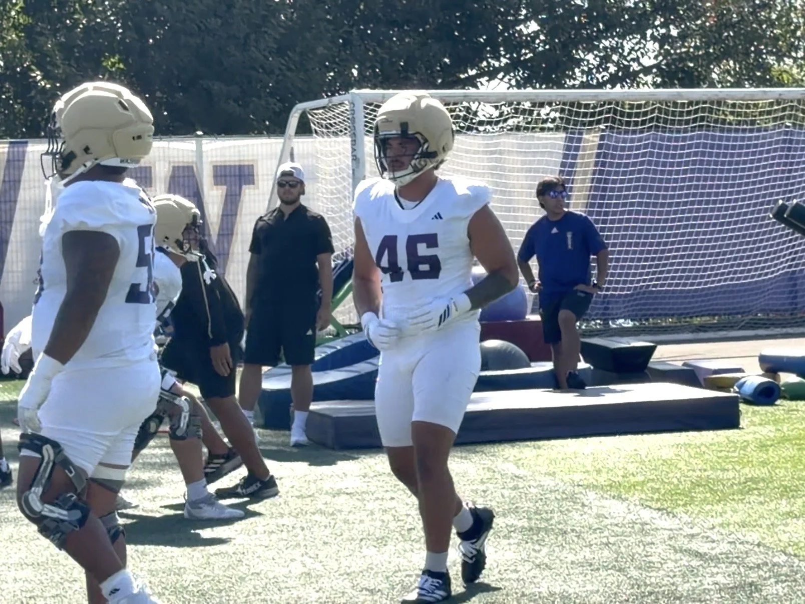 Huskies Camp Day 3: Putting on the Pads, Uiagalelei Returns