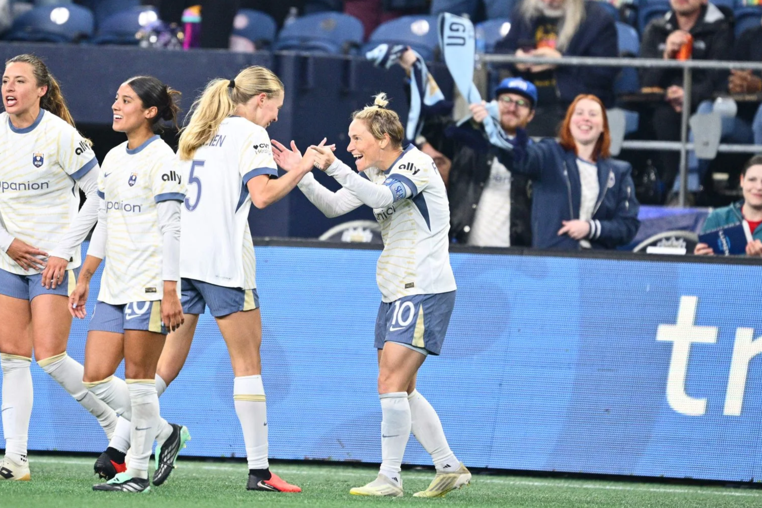 Jess Fishlock Scores Stellar Brace, Passes Rapinoe for Reign Scoring Record in Key Win