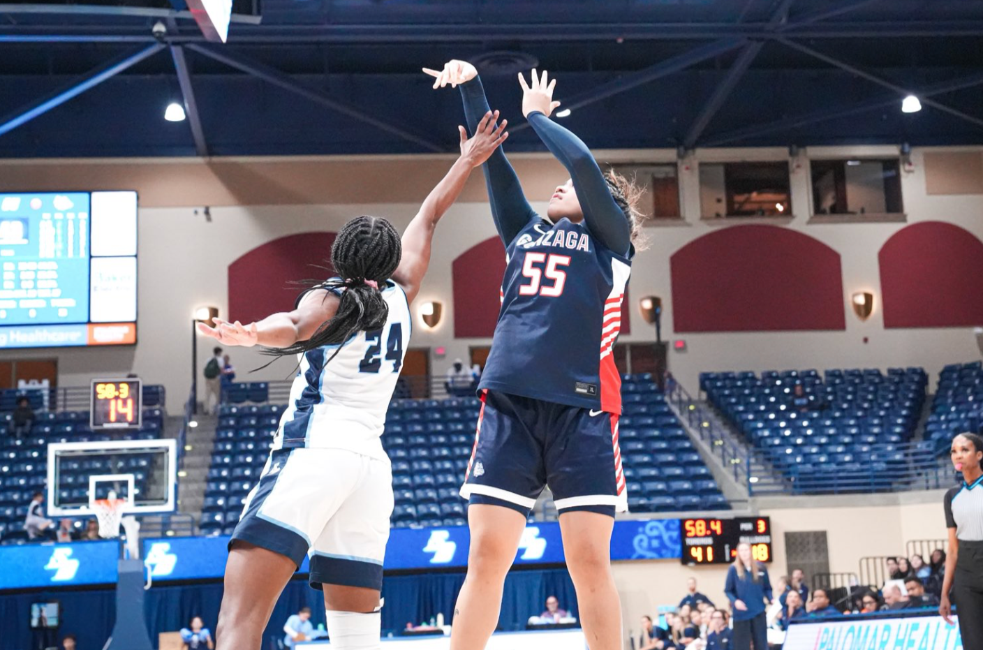Gonzaga WBB Takes Down San Diego 66-56, Wins Fifth Straight Game