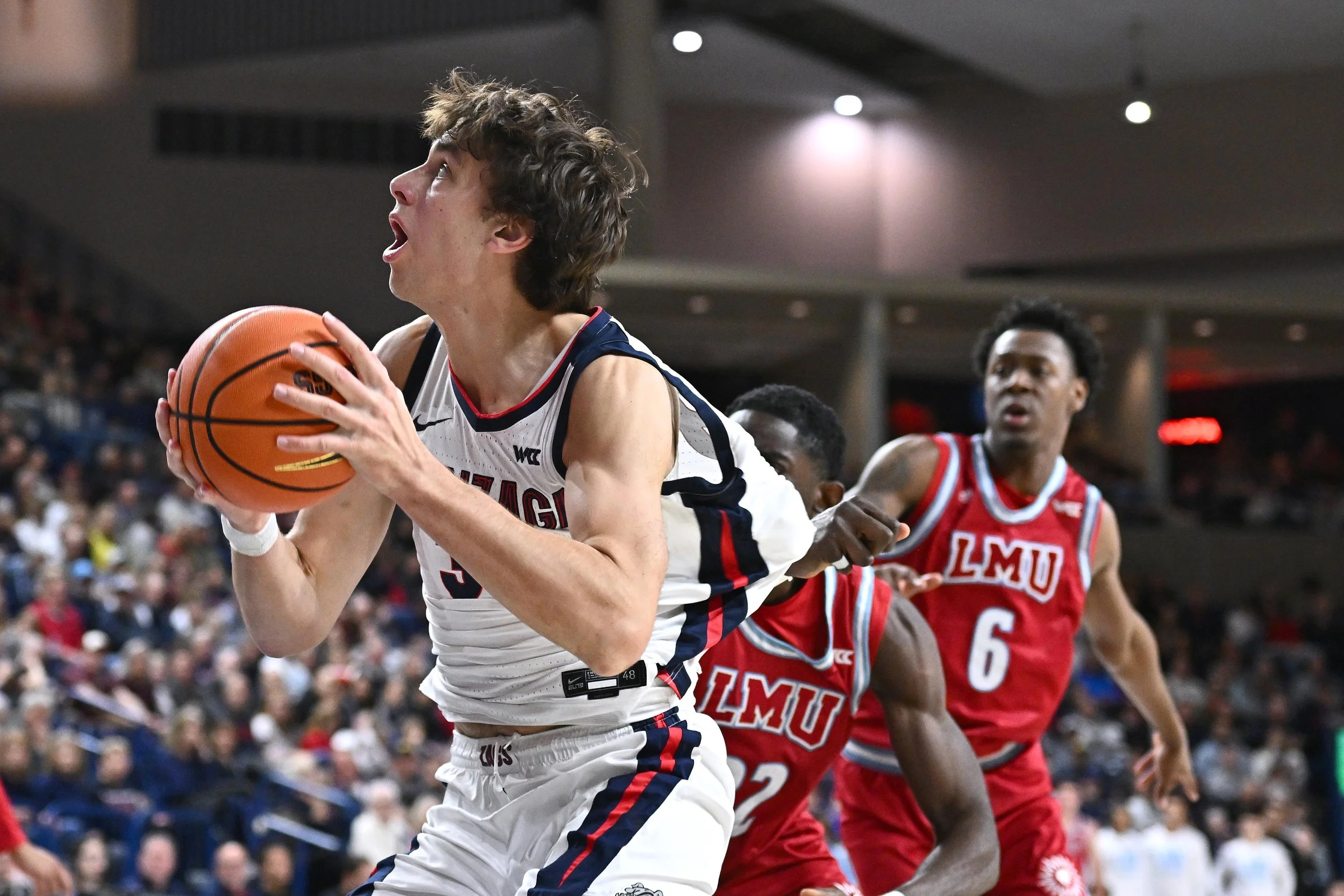 Riding Several Dominant Runs, Gonzaga Routs Loyola Marymount in 82-47 Home Win