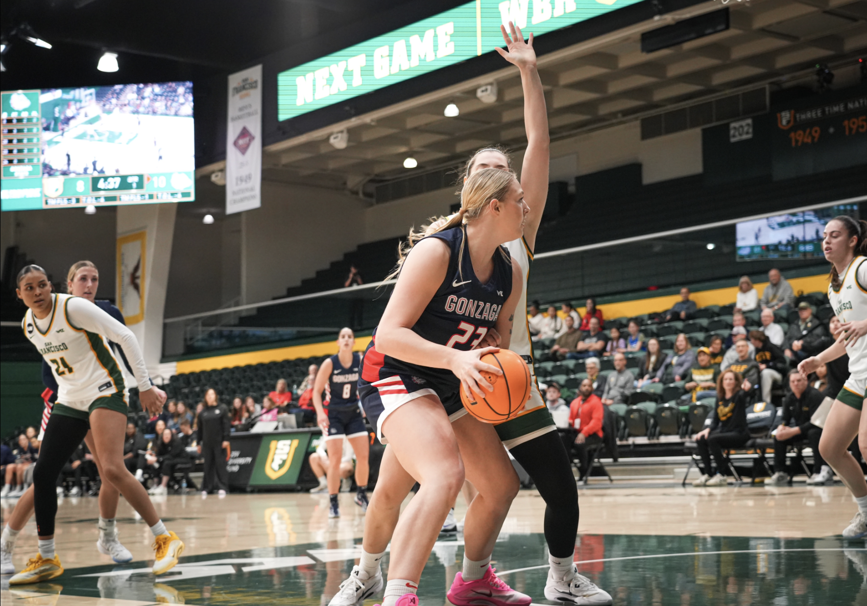Amidst Ugly Shooting Night, Gonzaga WBB Holds on for 74-66 Overtime Win Over USF