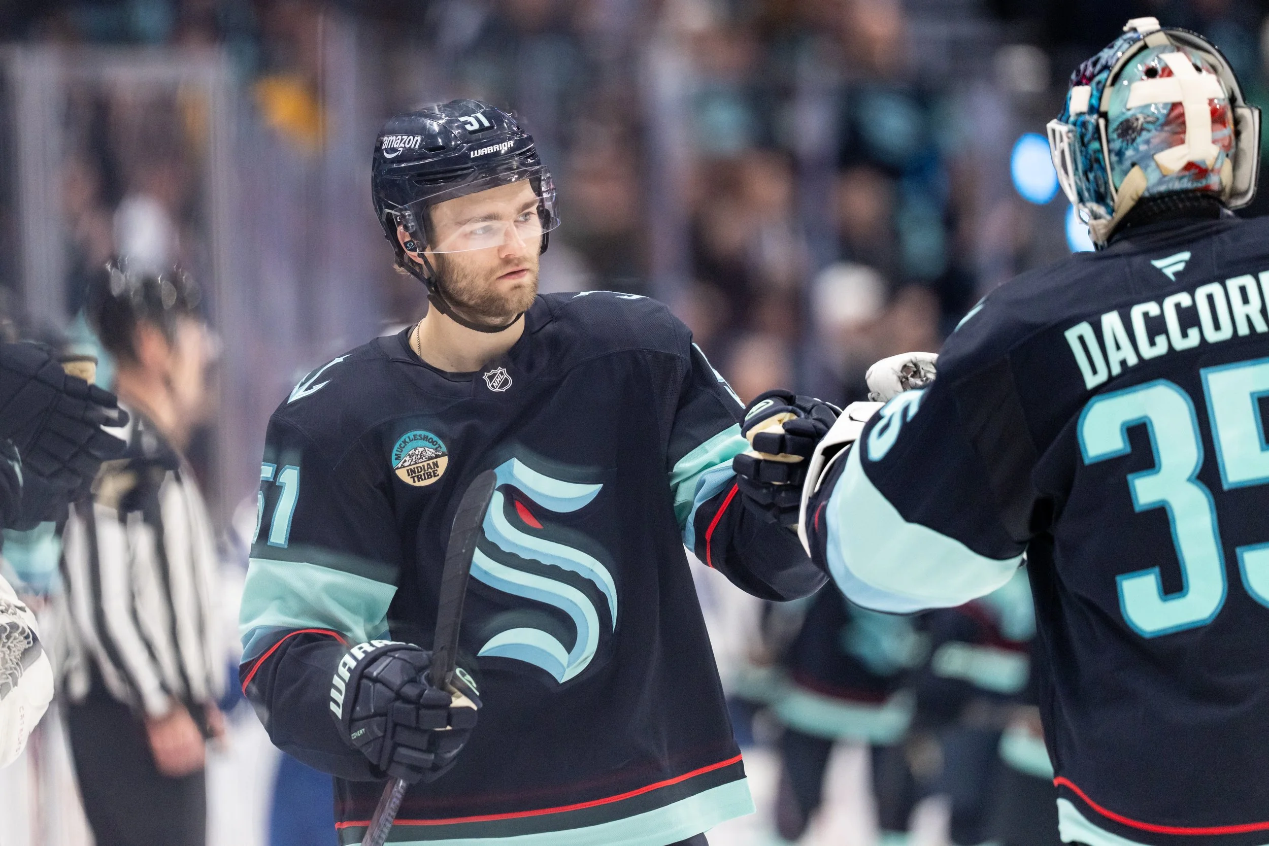 ‘Always Want to Get That One Back’: Wright Pulls Kraken Past Maple Leafs to Third Straight Win