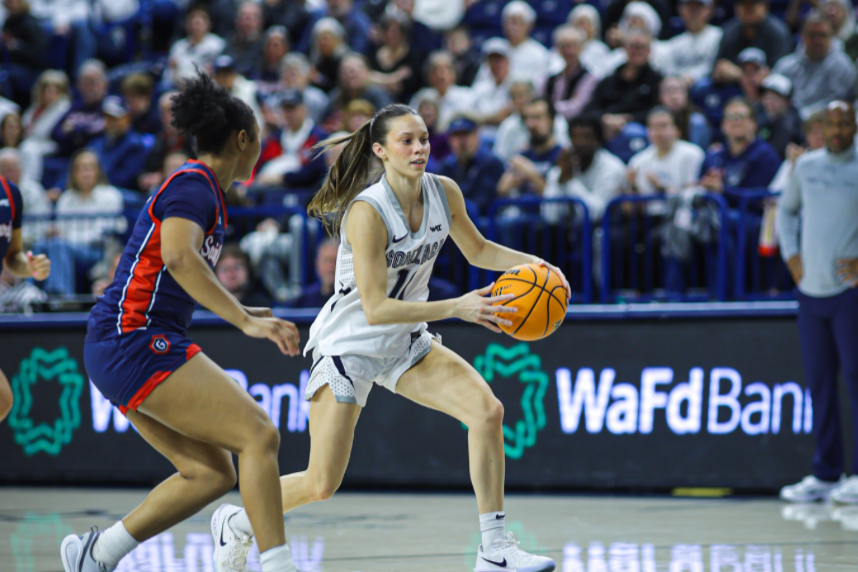 Allie Turner Nails Nine Threes, Wills Gonzaga WBB to Win Over Saint Mary's