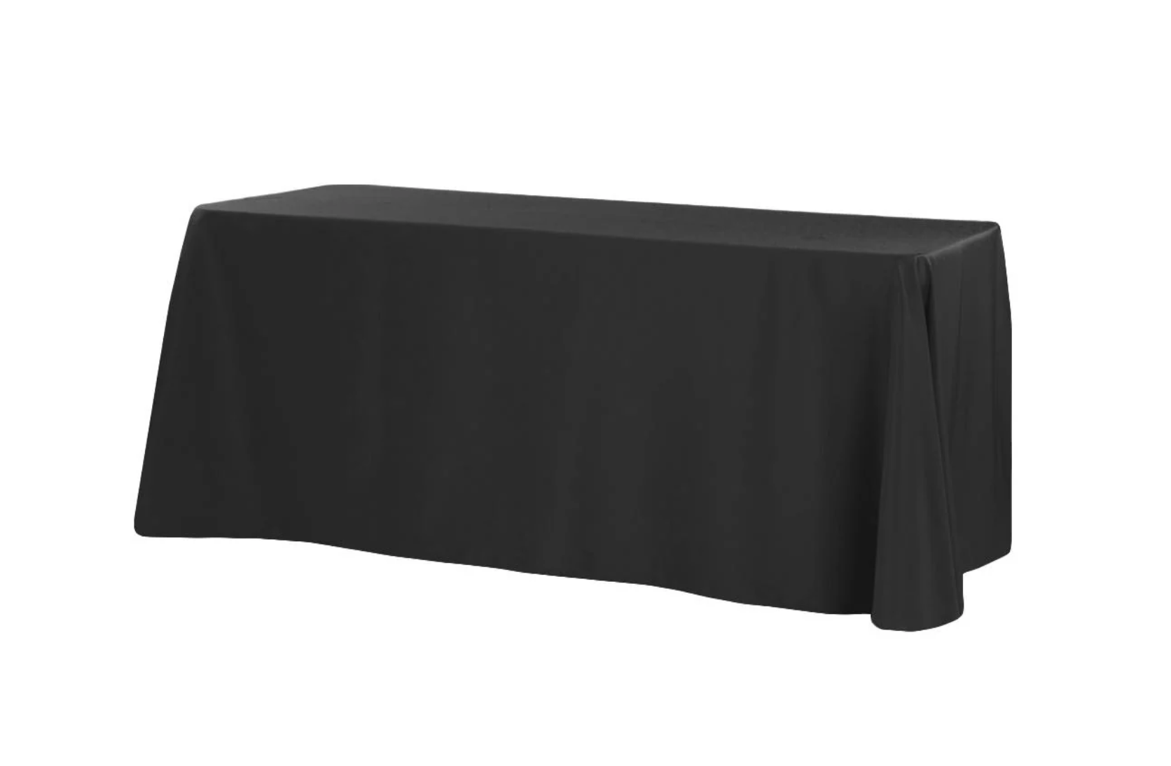Rectangular Black Linen