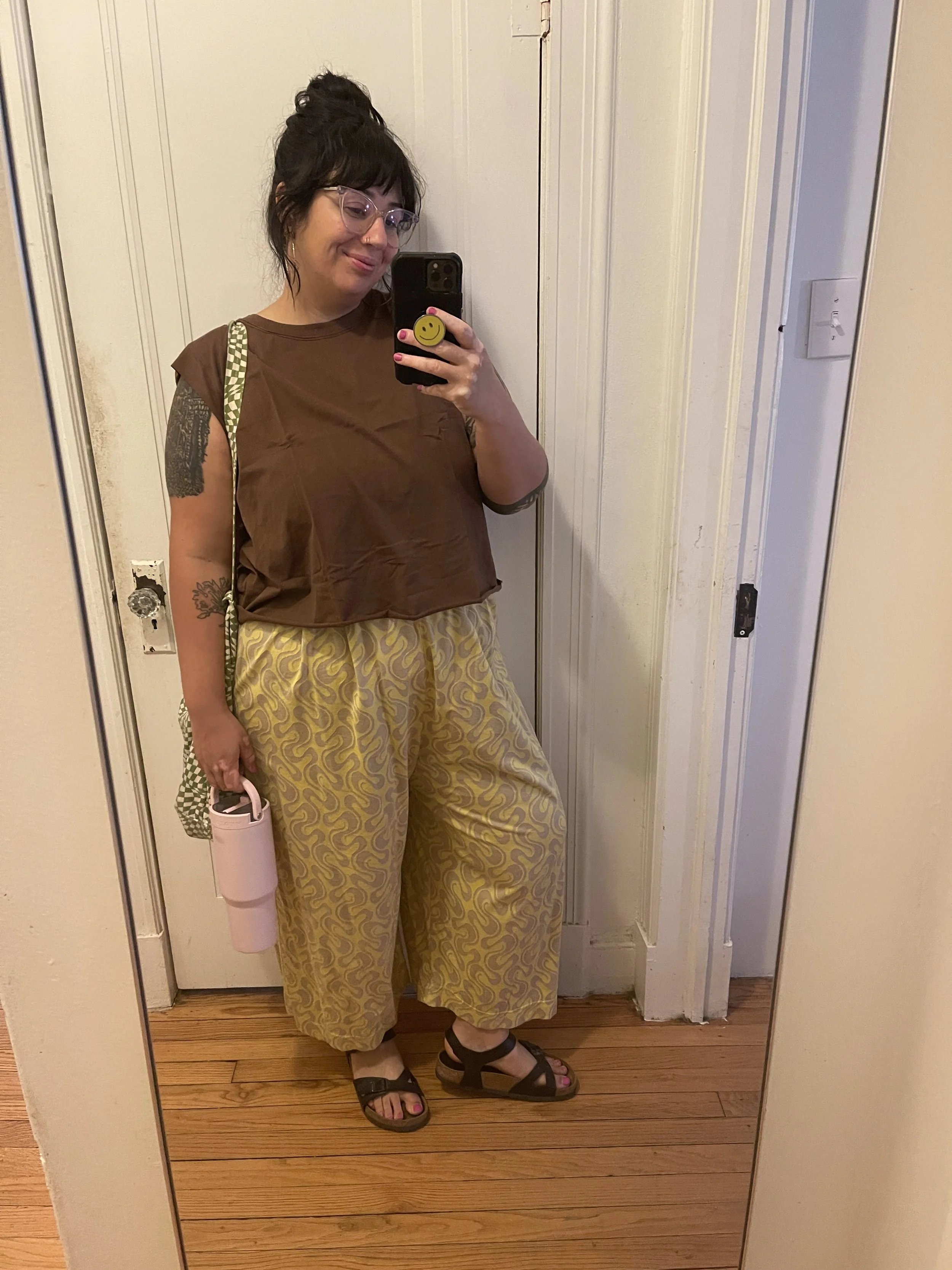 First day of weaving class