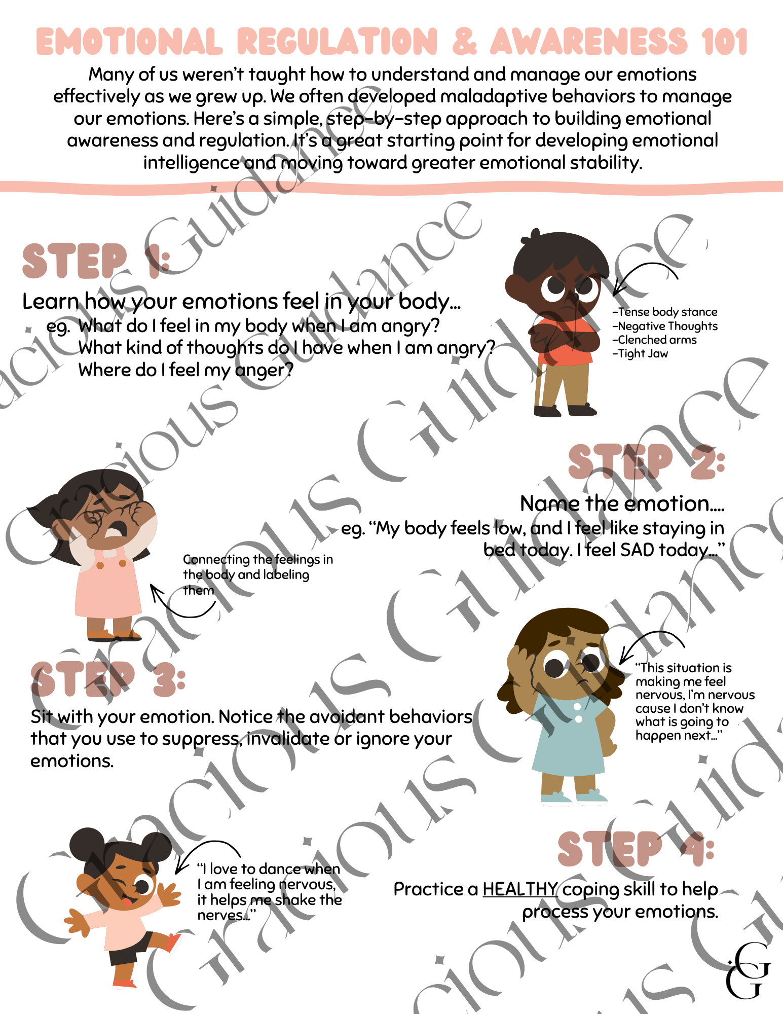 Emotional Regulation & Awareness Worksheet