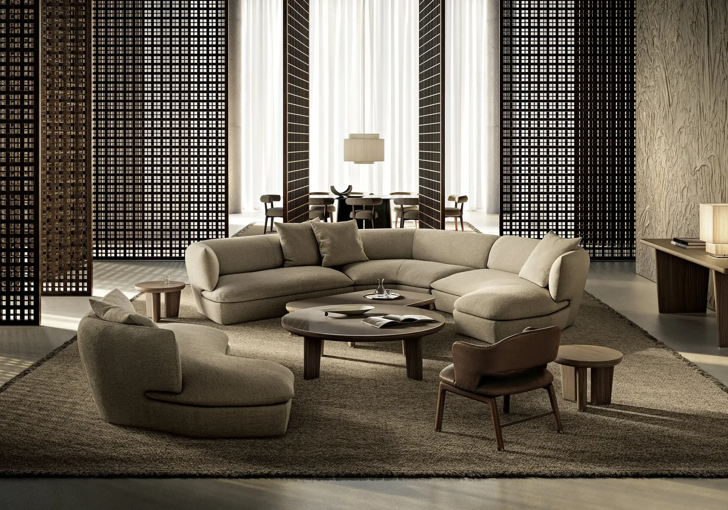 Flexfrom Quincy sofa available at Salone Las Vegas