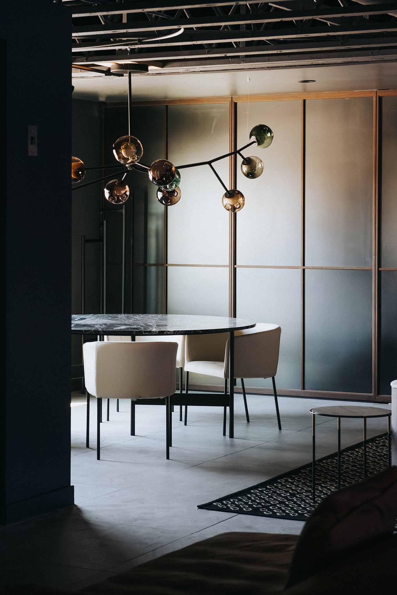 Living Divani and Bocci available at Salone, a high-end Italian furniture store and design showroom in the Las Vegas Arts District. 