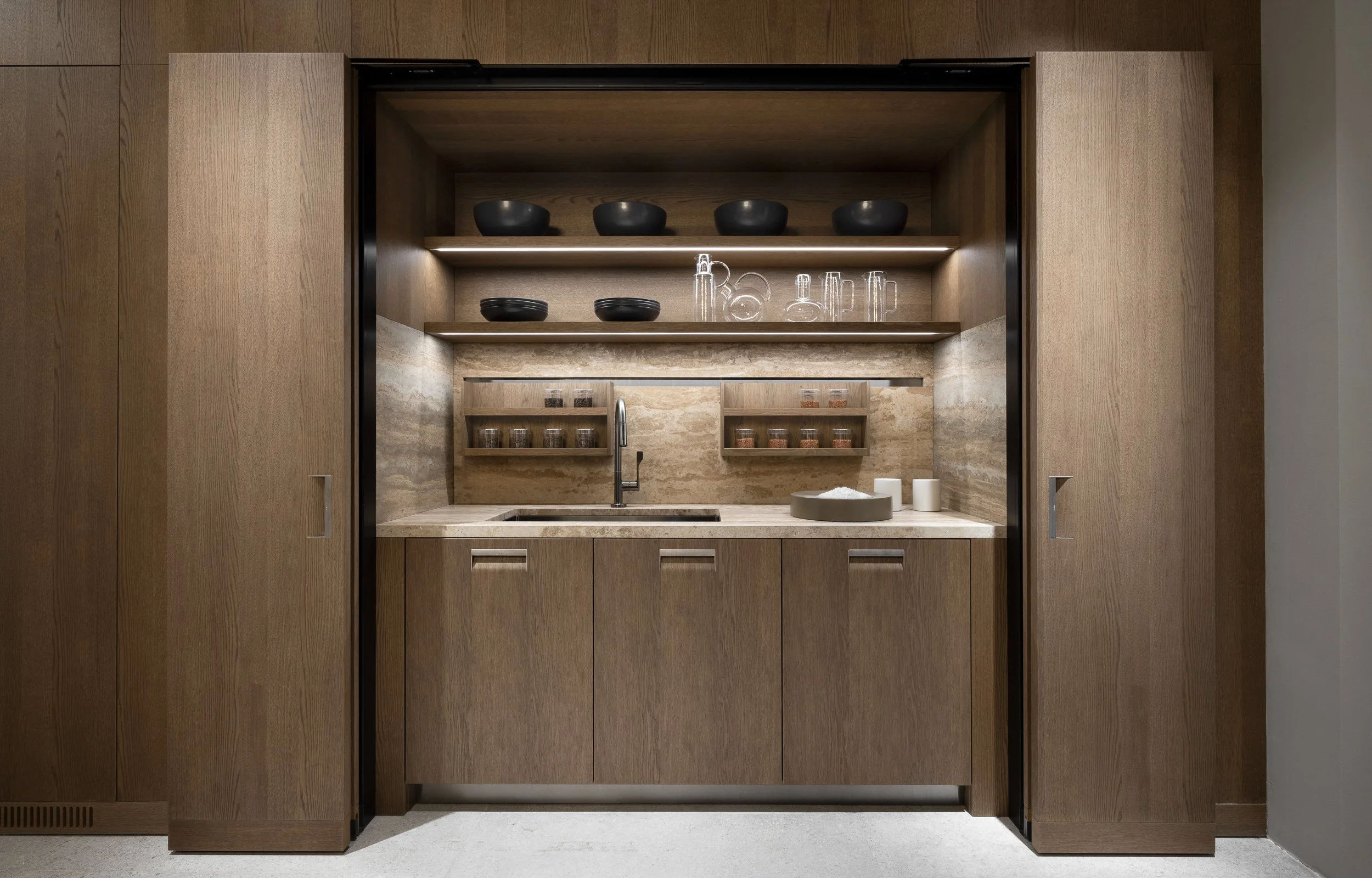 Luxury Italian kitchens at Salone showroom Las Vegas Arts District