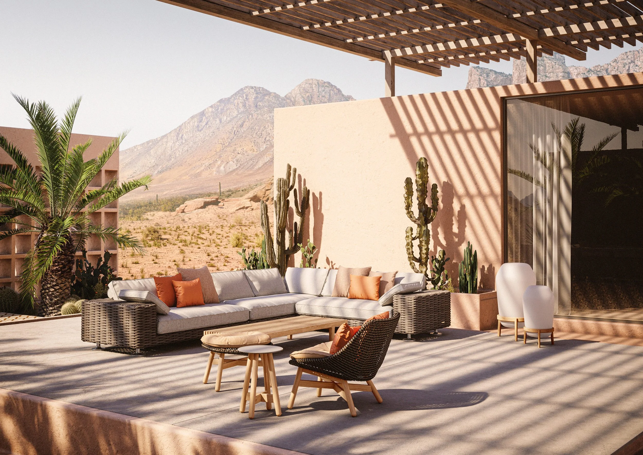 DEDON - Luxury outdoor furniture at Salone Las Vegas.