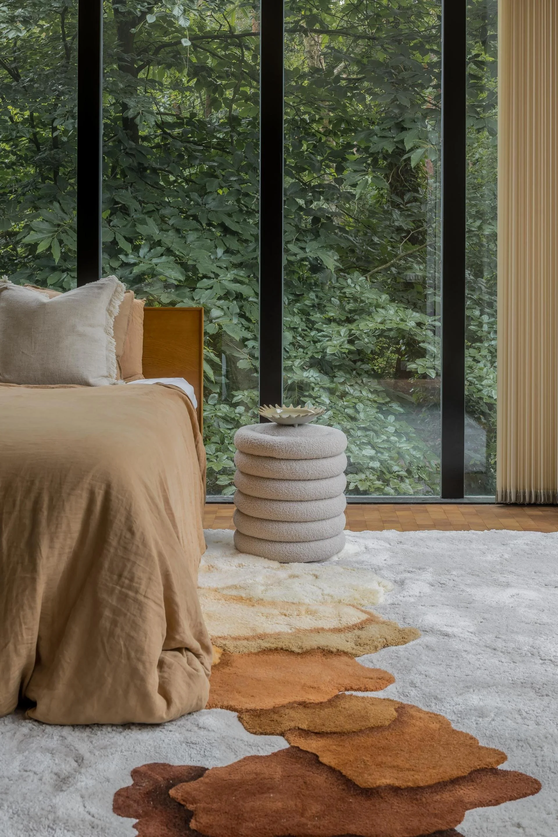 JOV handmade European rug in a luxury interior at Salone Las Vegas