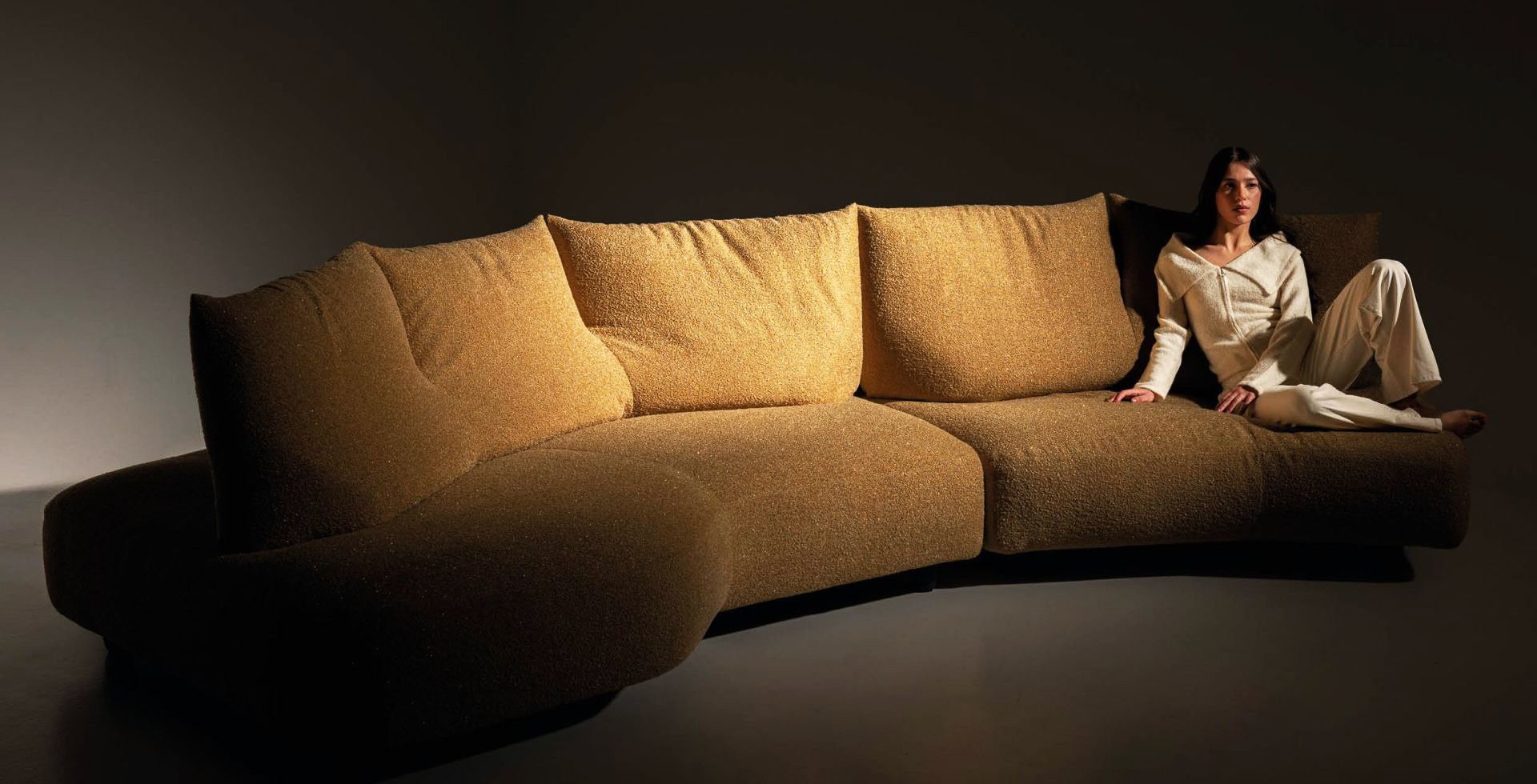 Edra - Anywhere sofa available at Salone Las Vegas