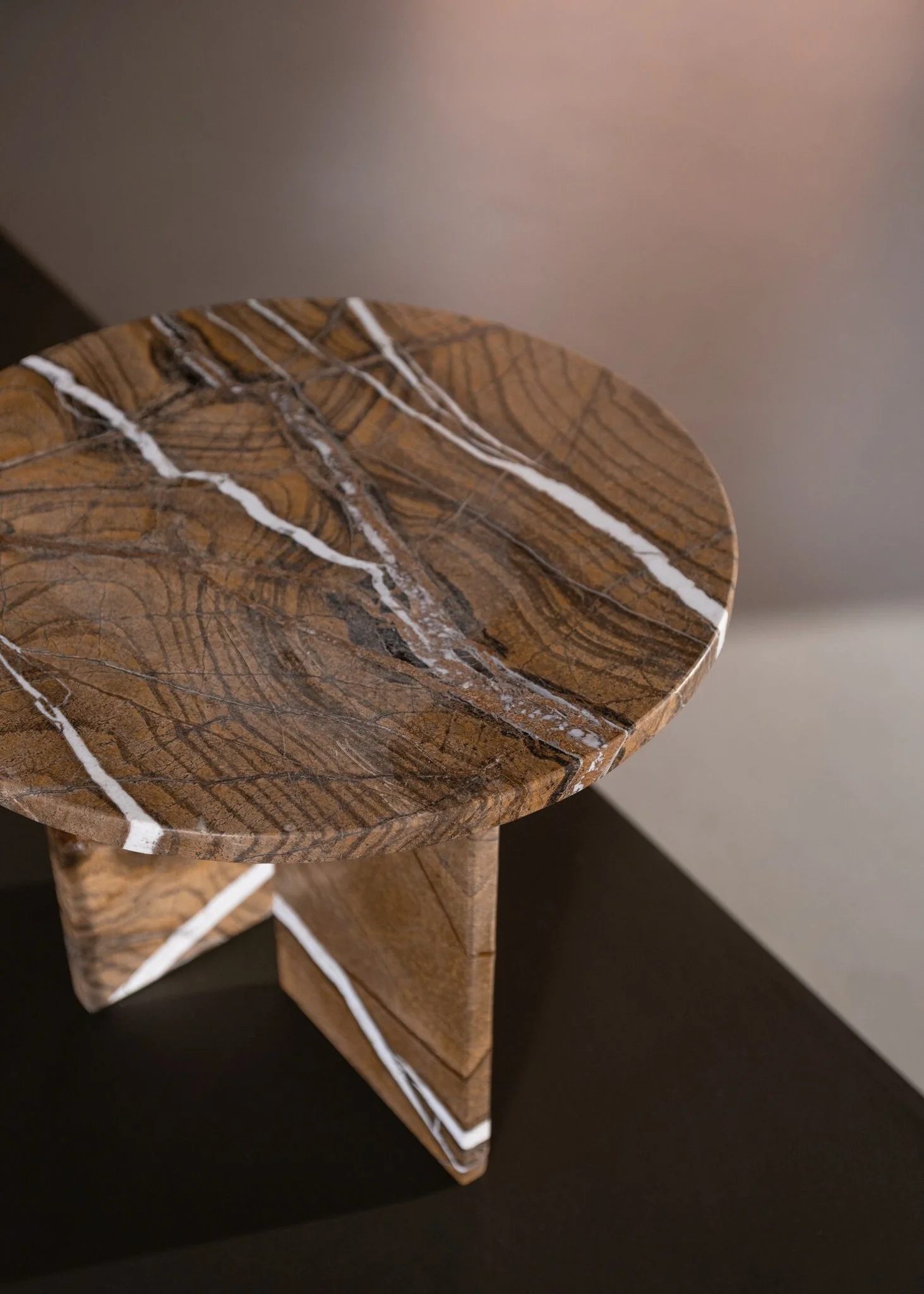 Baxter side tables - luxury Italian furniture at Salone Las Vegas