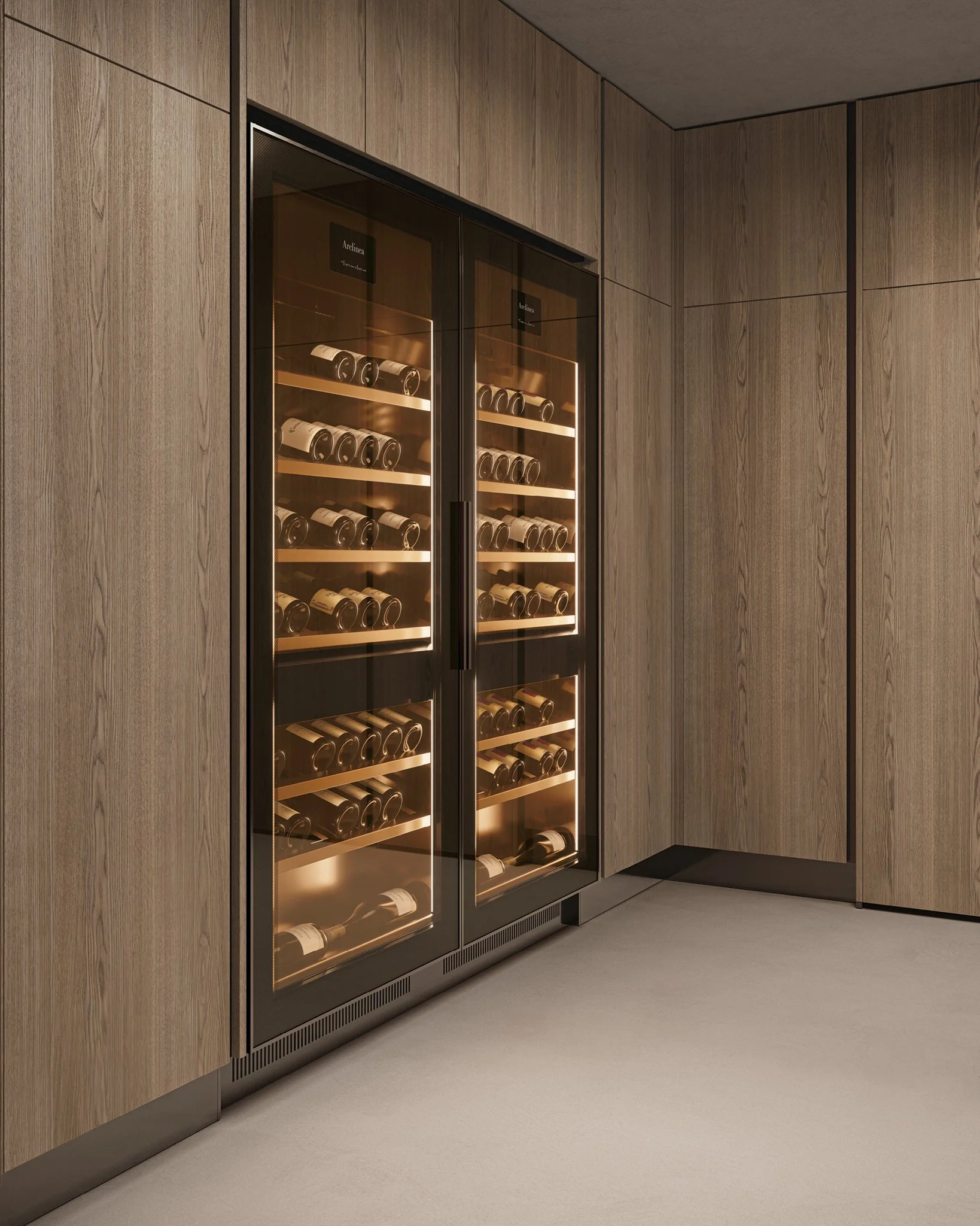Arclinea Winery collection - Luxury Italian Kitchen at Salone Las Vegas