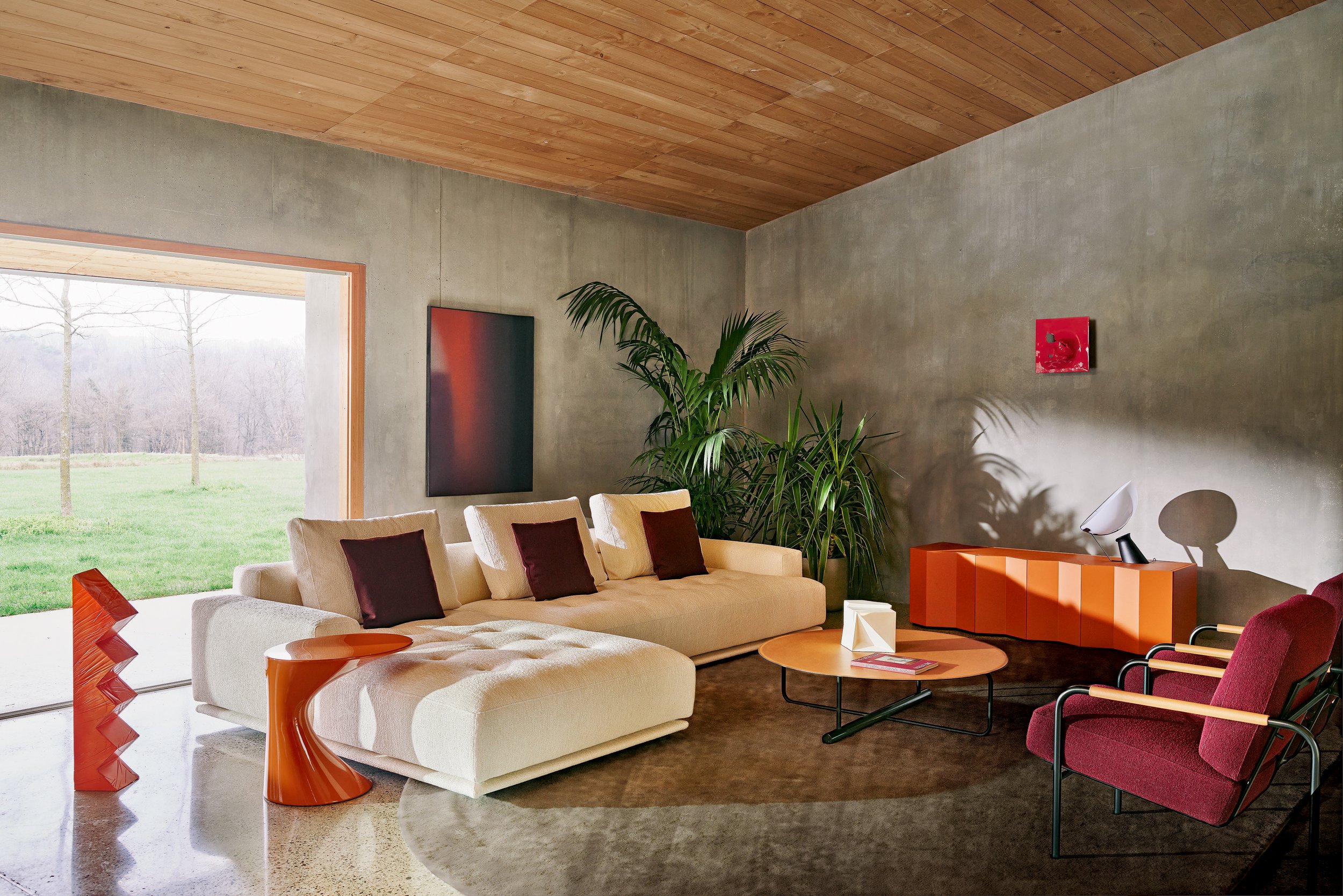 Zanotta contemporary Italian furniture at Salone Las Vegas
