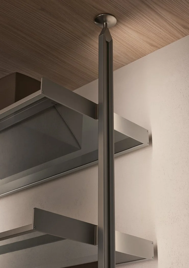 Rimadesio Zenit walking closet - luxury custom closets at Salone Las Vegas