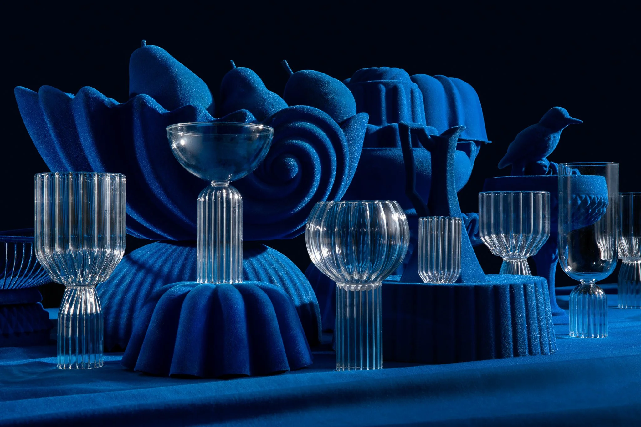 fferrone handcrafted glassware at Salone Las Vegas