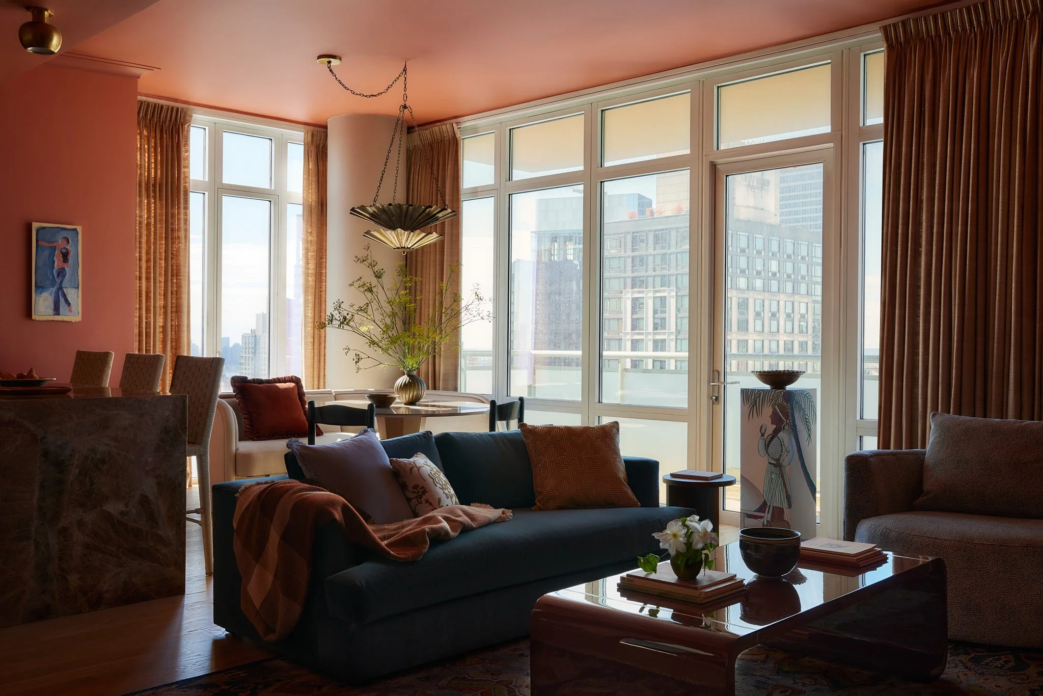 Manhattan apartment interior design photoshoot