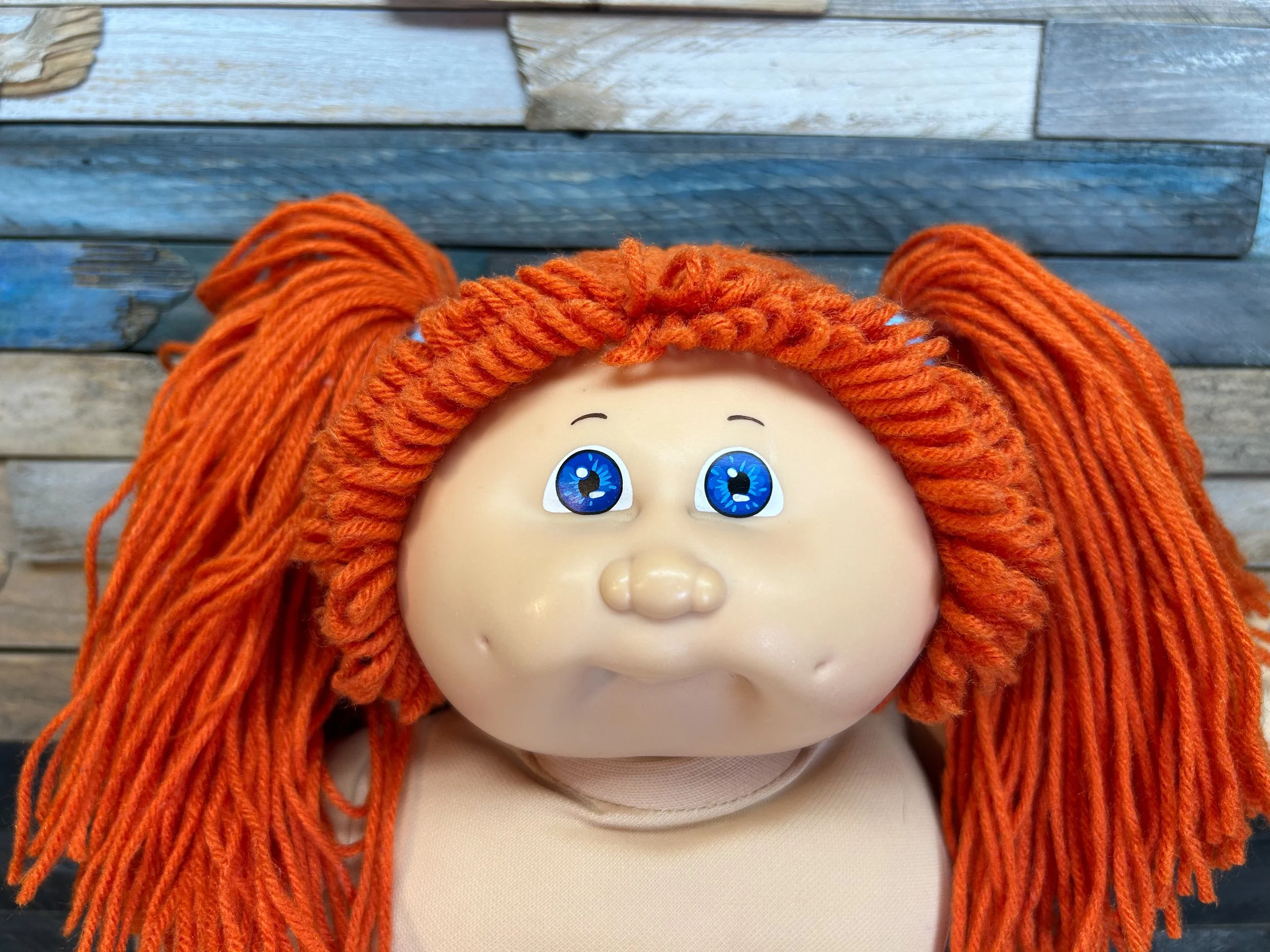 Red hair & blue eyes