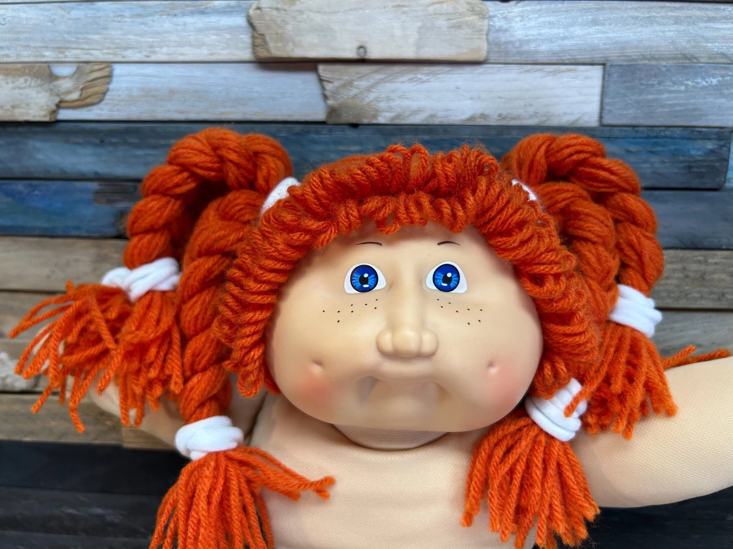 Red hair & blue eyes