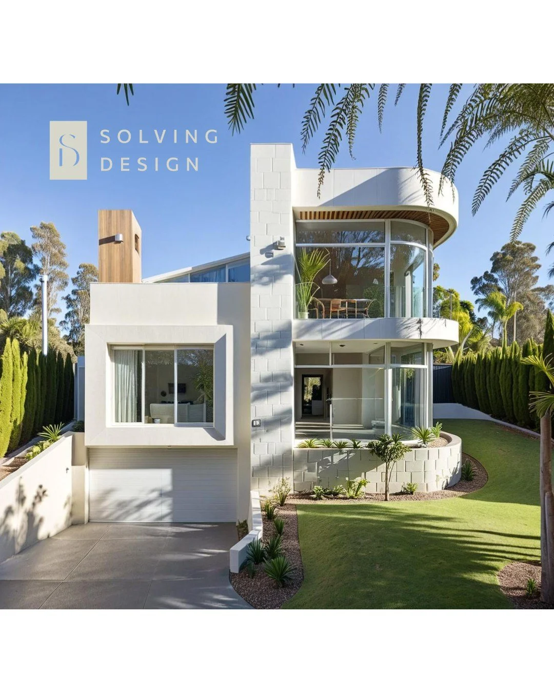 Coastal calm meets suburban sophistication. 🌿

This architectural beauty brings breezy, beachside curves into a refined neighbourhood setting &mdash; where sun-soaked glazing, soft organic forms and crisp contemporary lines create a home that feels 