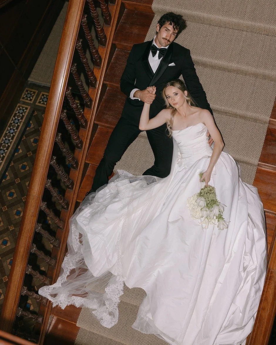 The stunning Tilly and Rhys for Minimbah House 🏠 

Venue @minimbah.house
Photographer @laurenannephotography
Makeup @mua_ebby
Hair @taylahturnermakeup
Dress &amp; Veil @pallascouture
Suit @rundletailoring
Florals @wornoutwares_wowflowers_