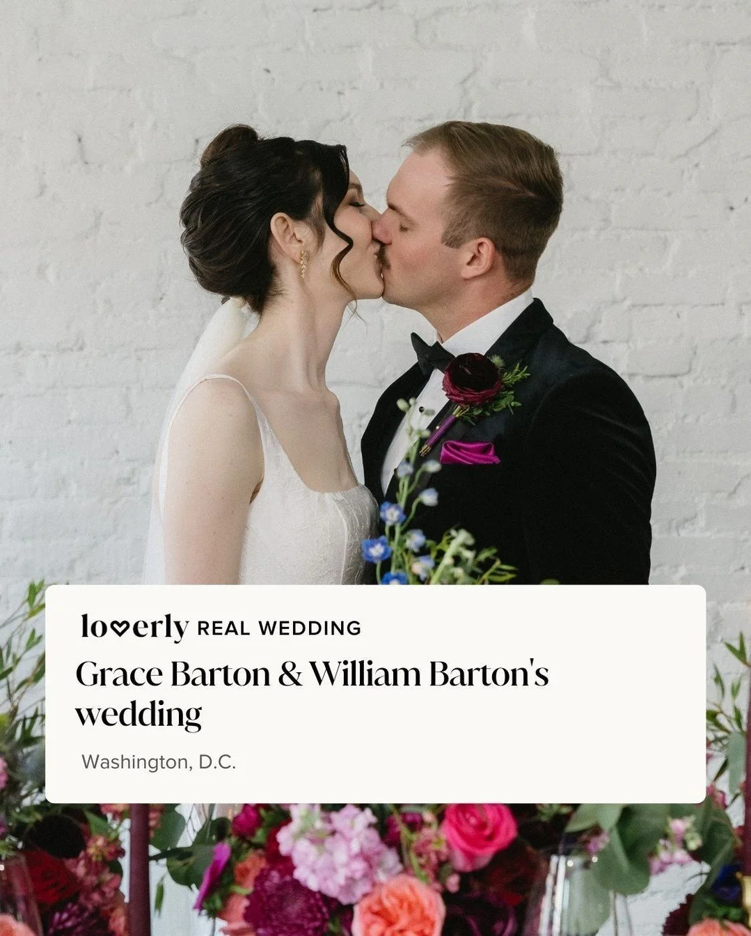 Romantic, daring, unforgettable🌹 

We&rsquo;re honored to see this editorial featured on @loverly! Set in the heart of D.C.&rsquo;s vibrant 14th Street corridor, this styled shoot captured all the intimacy and drama of the winter season. Jewel tones