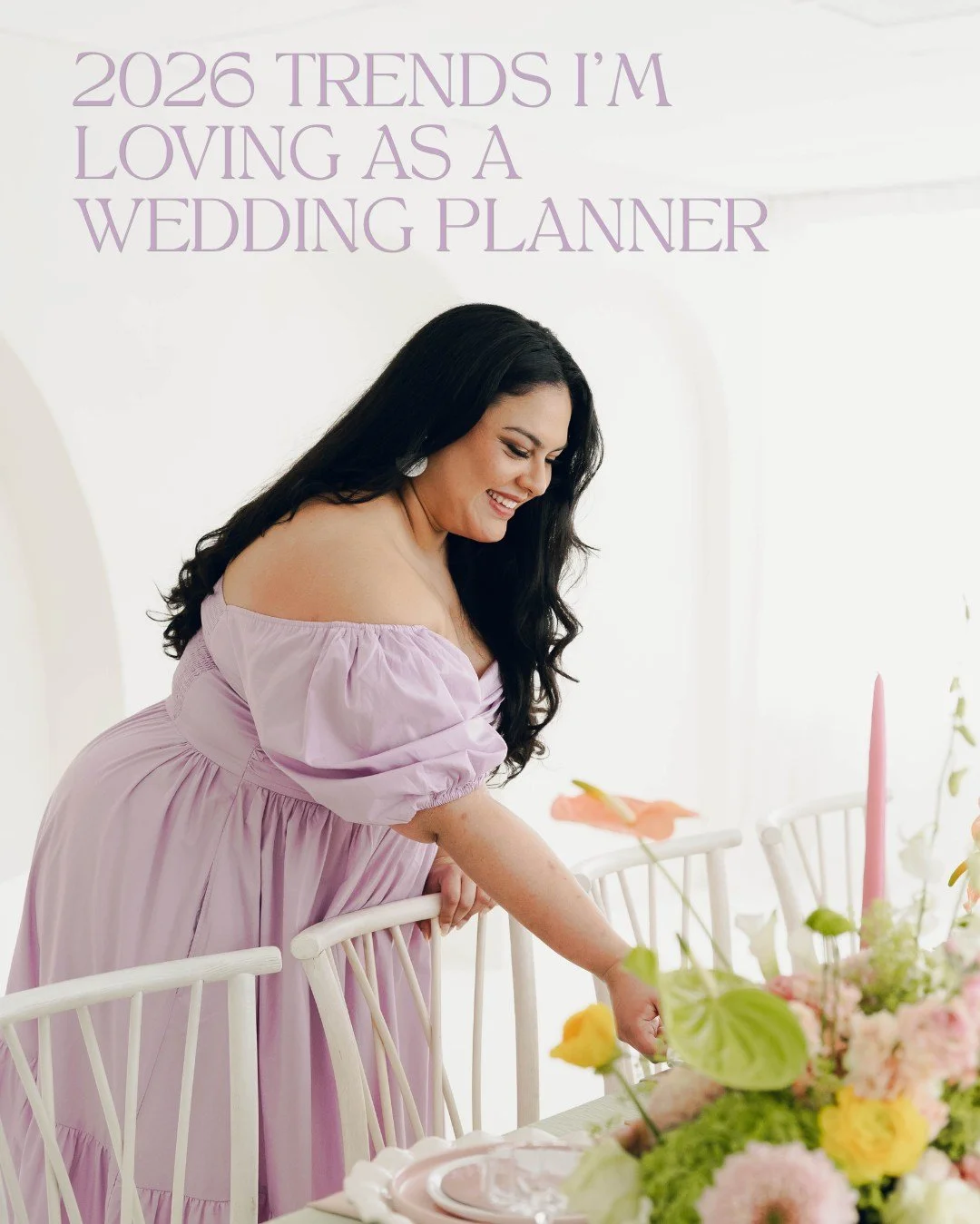 The ONLY 2026 trends that actually matter ✨

We love a gorgeous table scape &amp; a stunning color palette, but when it comes down to it, the best "trends" have absolutely nothing to do with aesthetics.

Your wedding day is an immersive exp