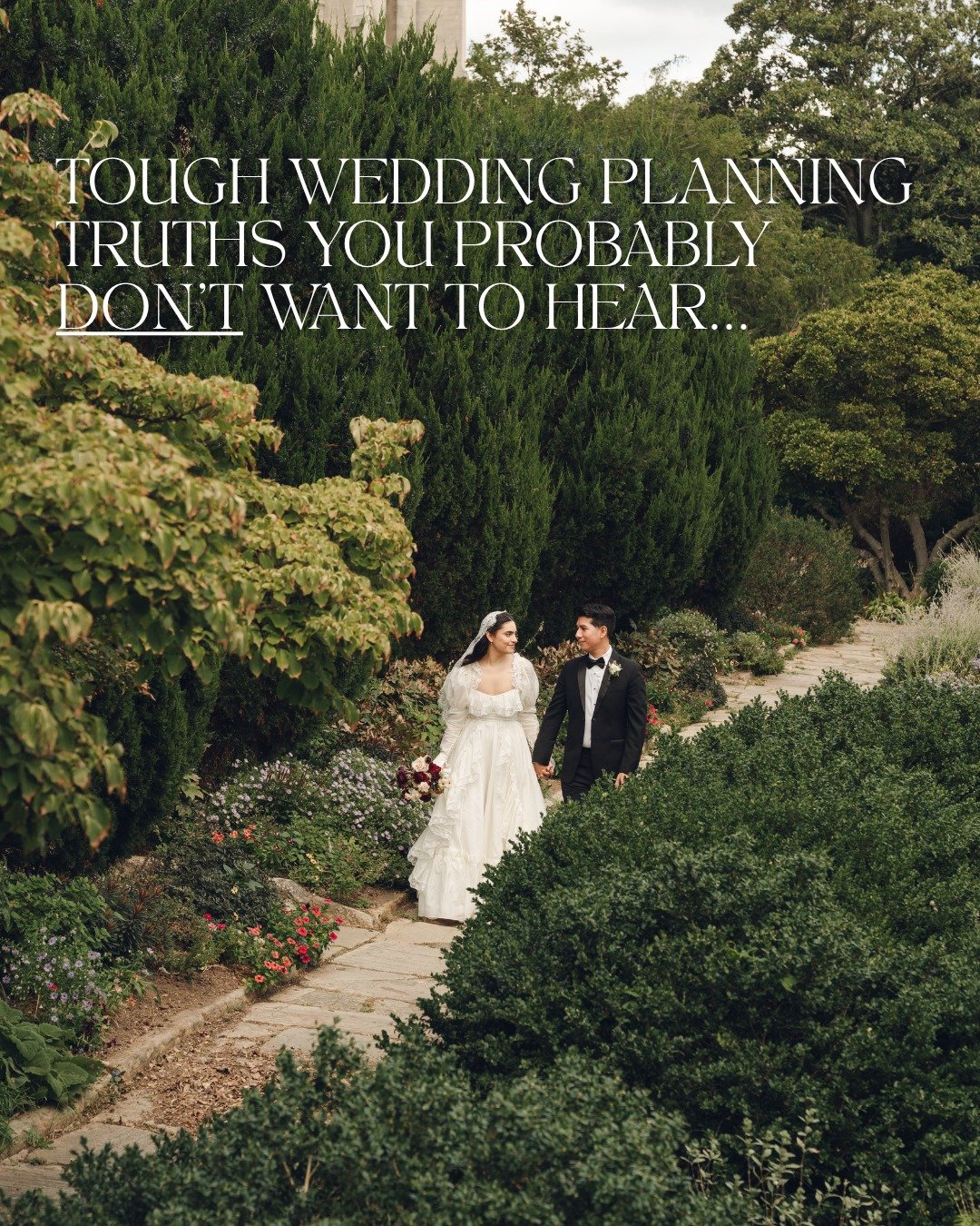 We say this with so much love... 🤍

Planning your dream day is magical, but sometimes the best advice is the reality check that protects your peace of mind! ✨

Swipe for some gentle tough love today. Which of these is the hardest to accept?

Photo b