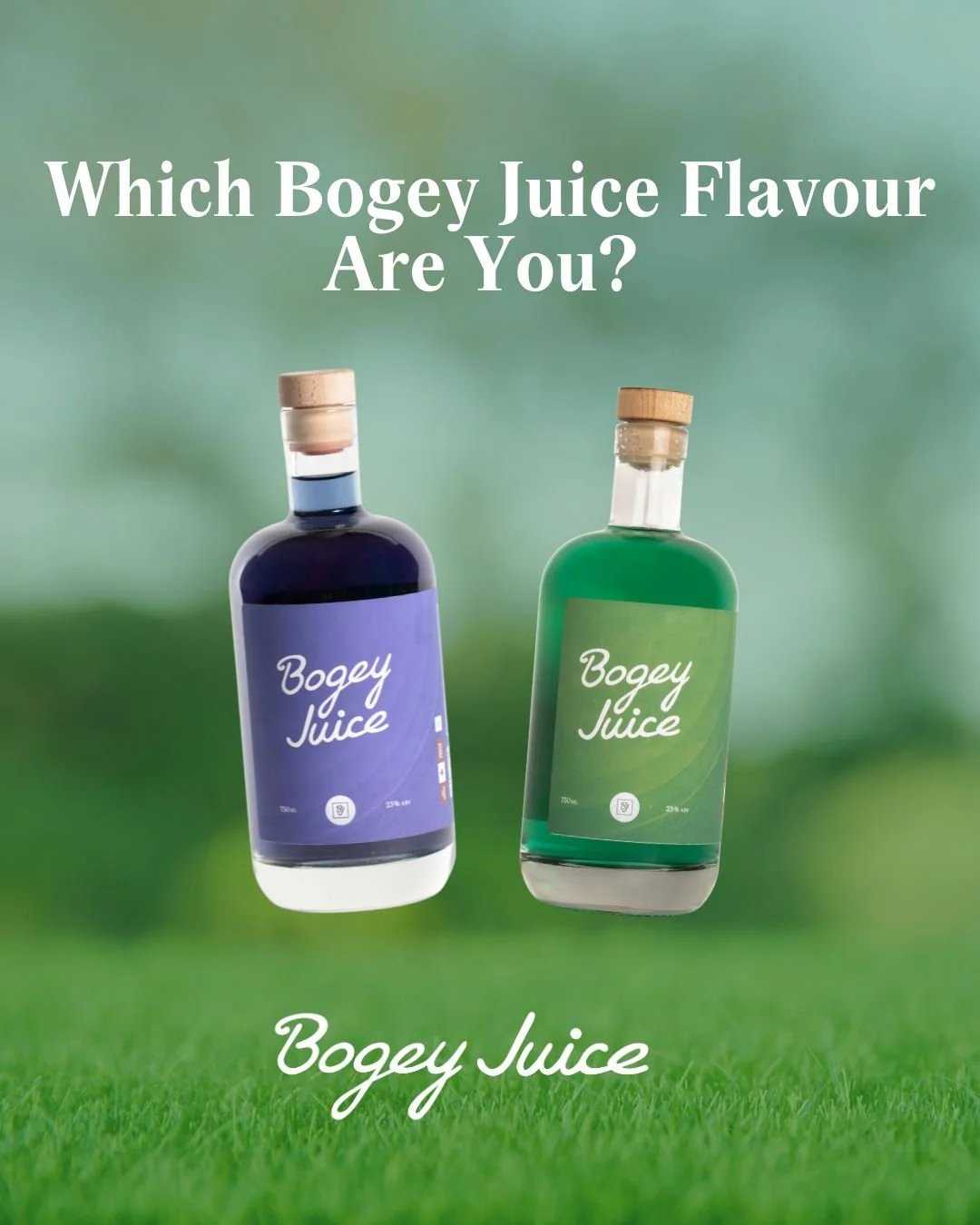 Two flavours. Two vibes. 🍏 🍇

Apple&rsquo;s for the bold and fiery, grape&rsquo;s for the sweet and cheeky. Either way... the scorecard looks better after a few sips. ⛳

#BogeyJuice #BJ #Amateurs #DrinkUp #19thHole #Clubhouse #Golfers #PourDecision