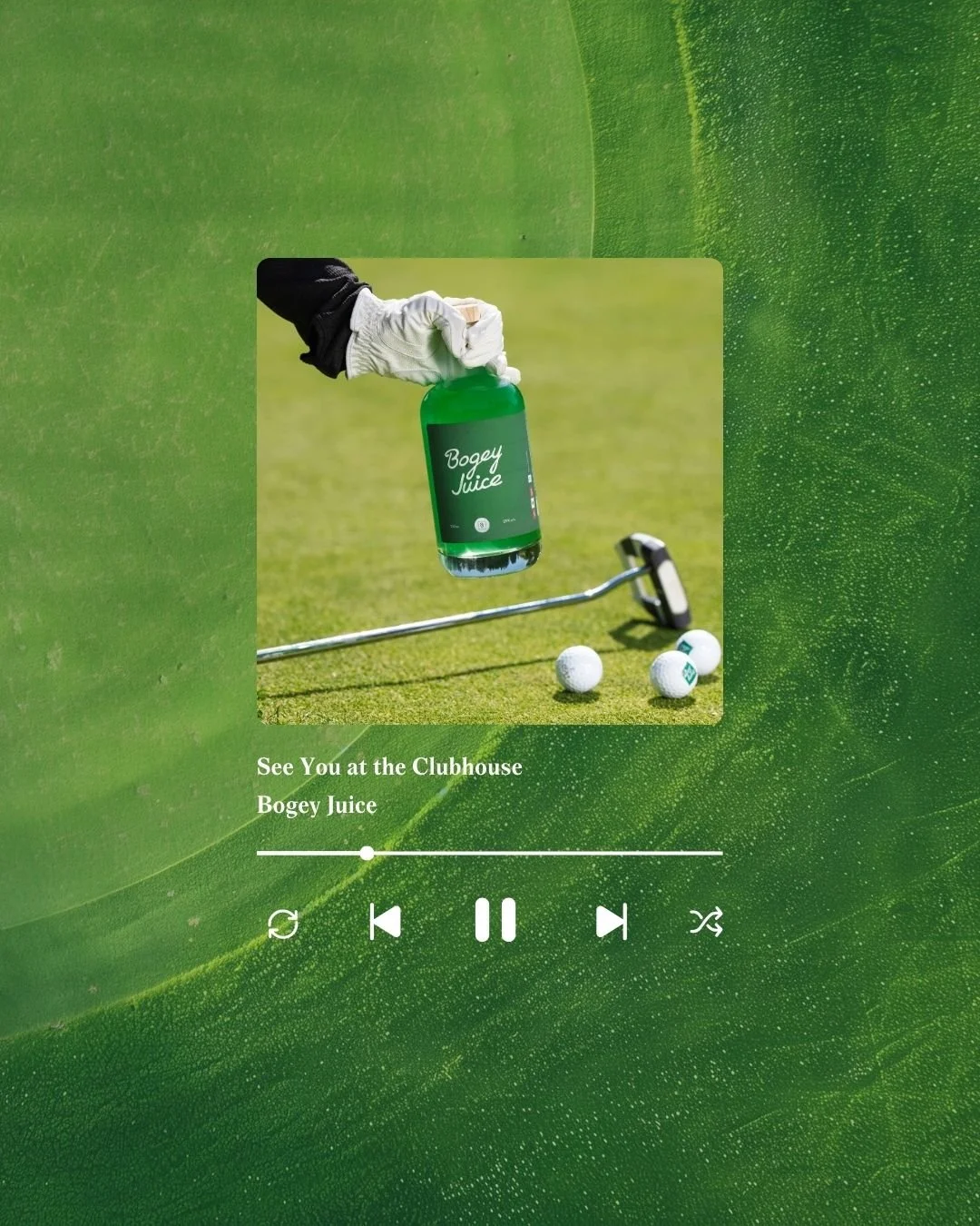 Press play, pour up, and let Bogey Juice be the cure for your Sunday scaries. 

Weekend vibes don&rsquo;t have to end &mdash; grab your bottle now. 

#BogeyJuice #BJ #Amateurs #DrinkUp #19thHole #Clubhouse #Golfers #PourDecisions #DoubleBogey #Triple