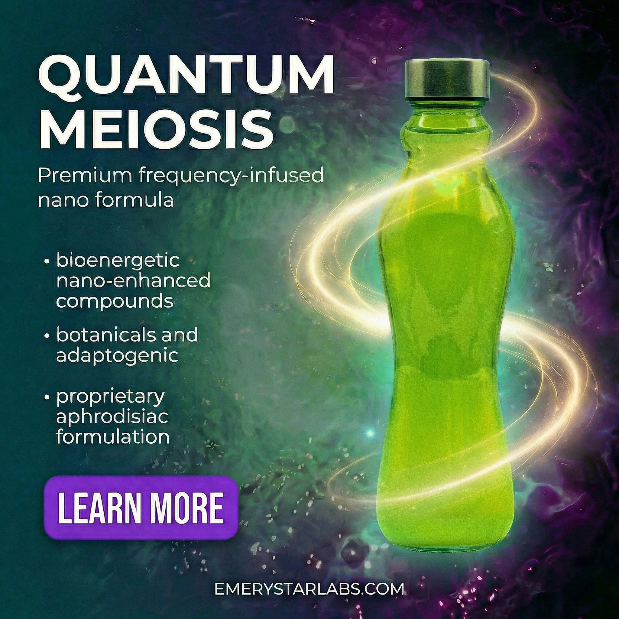 Unlock your ultimate vitality &amp; libido with QUANTUM MEIOSIS 💚🧬⚡️

Elevate your energy and awaken your passion with our premium frequency-infused nano formula.

Valentine's Day Special:
Get 20% OFF ALL PRODUCTS
Use code: LOVE20
Offer ends Sat 2/