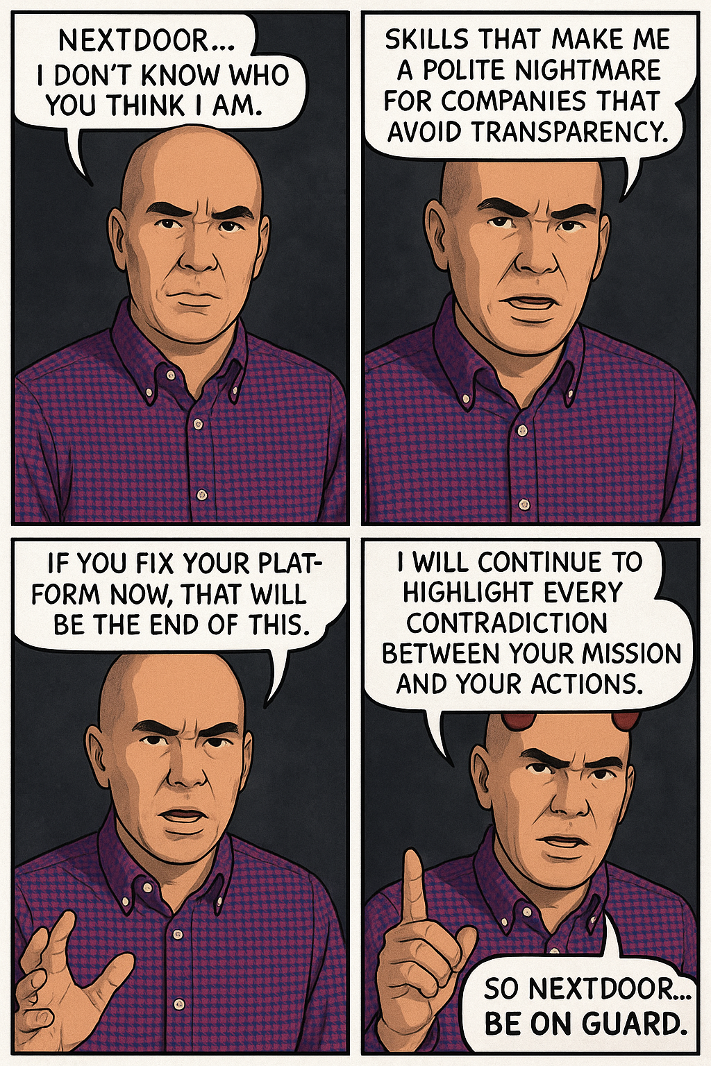 🗣️ “A Particular Set of Skills” — The #Nextdoor Monologue (Parody)