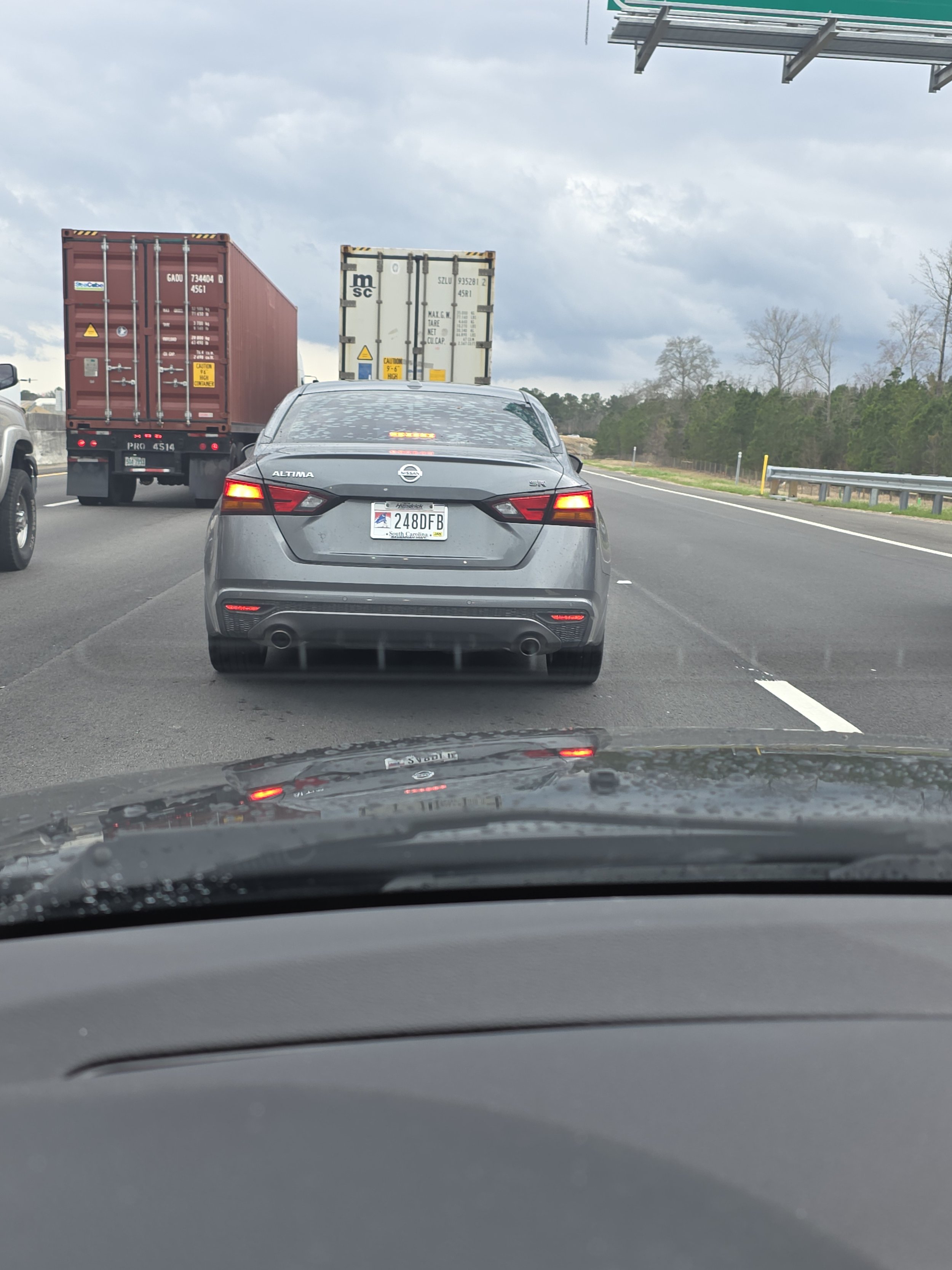 Title: The Shoulder Isn’t a Lane: A Long Horn, a Short Fuse, and a Lesson on I-26