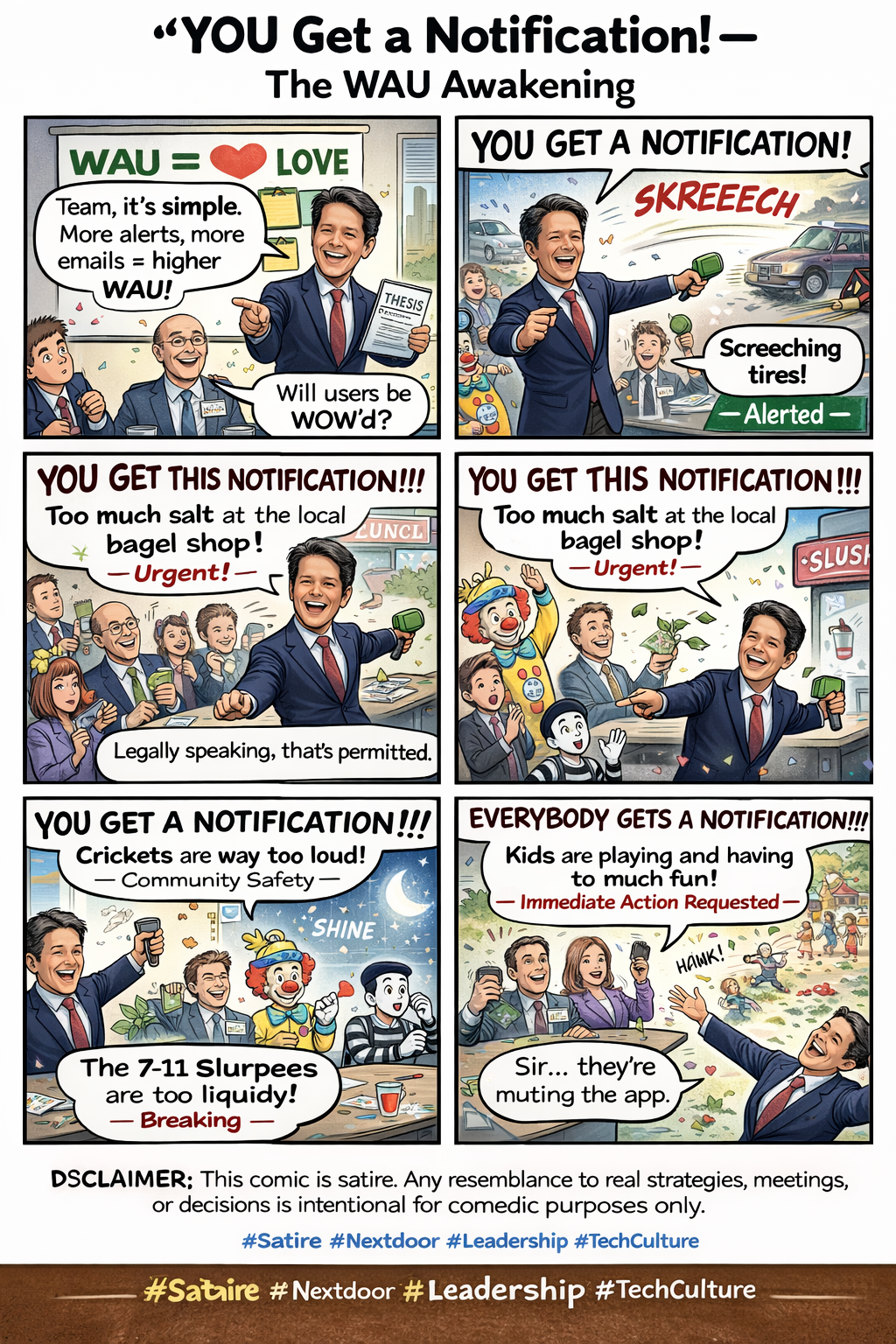 “YOU Get a Notification! — The WAU Awakening”