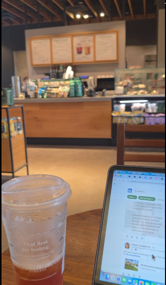 A Quiet Starbucks, A Productive Afternoon, and the Experience I Expected