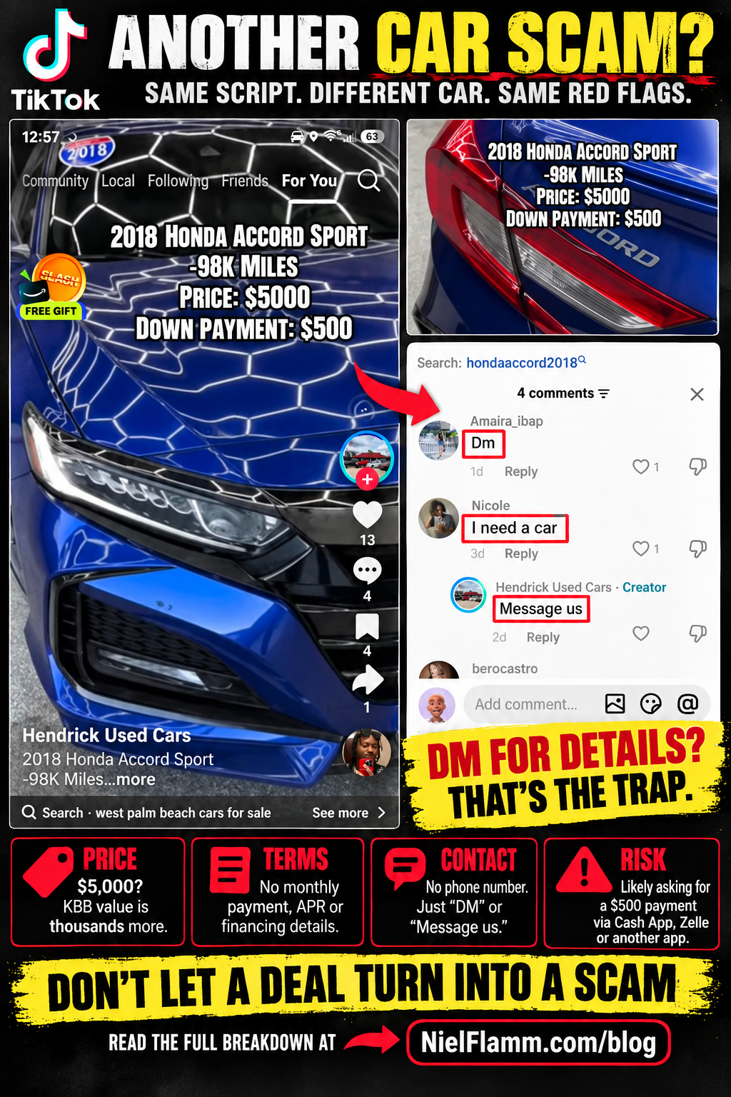 Another $500 Down TikTok Car? This Time It’s a $5,000 Honda Accord