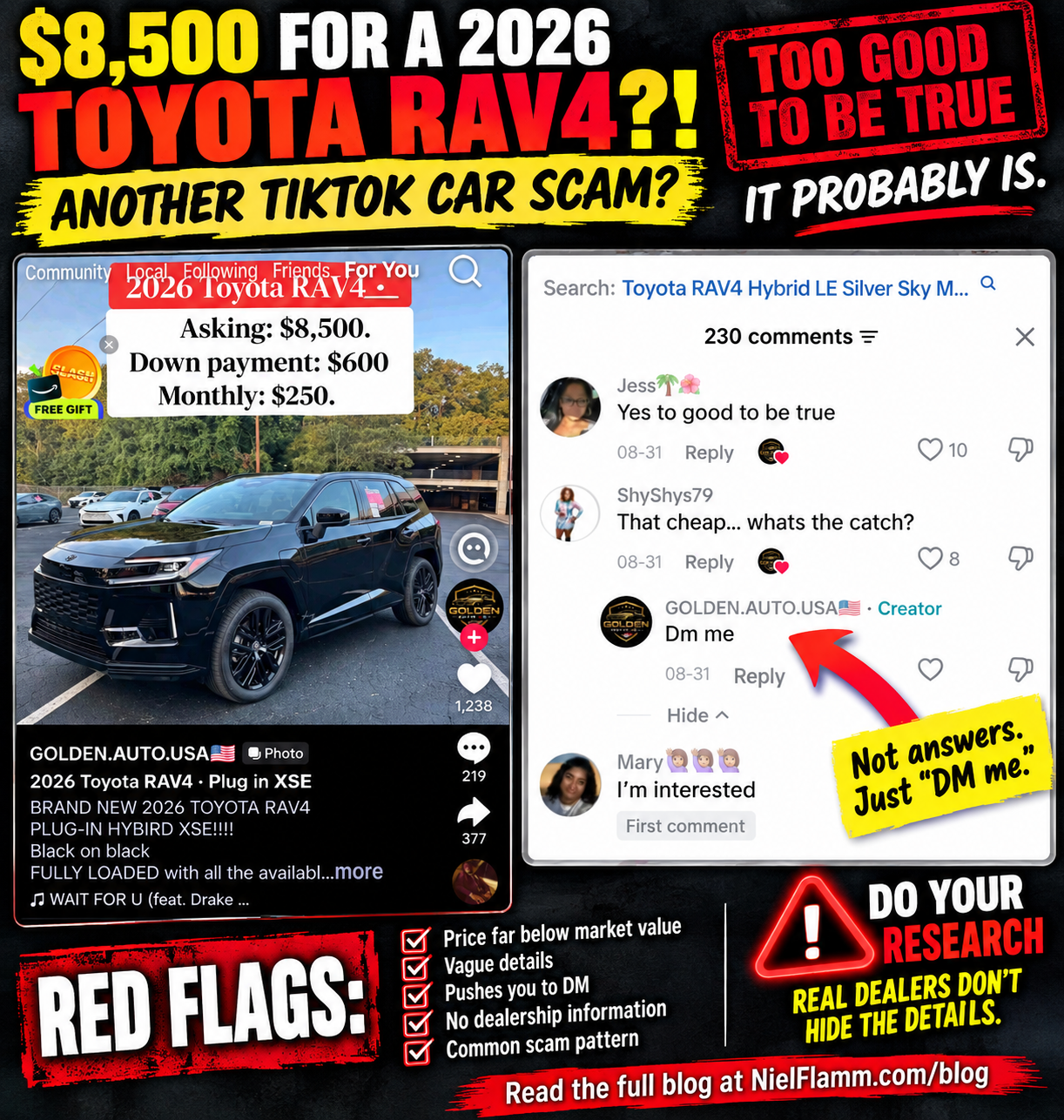 $8,500 for a BRAND-NEW 2026 Toyota RAV4 Plug-In XSE? TikTok Has Outdone Itself