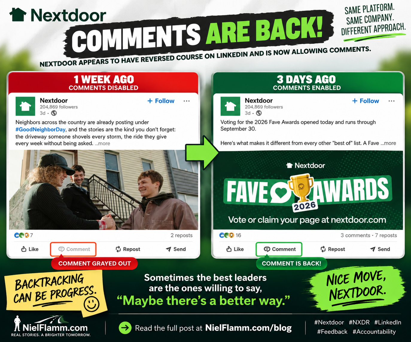 Nextdoor Changed Course—and I’m Going to Applaud Them for It