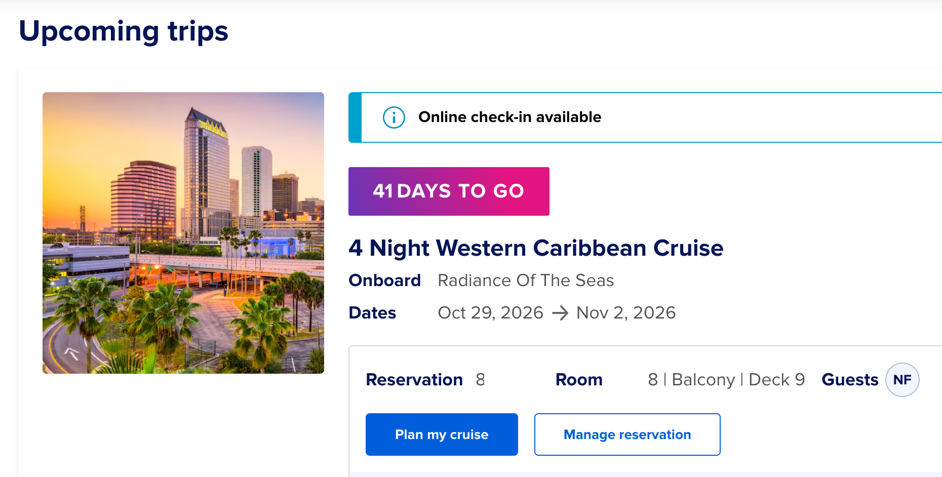 41 Days Until Cruise Time: Checked In Emotionally, Still Single Officially