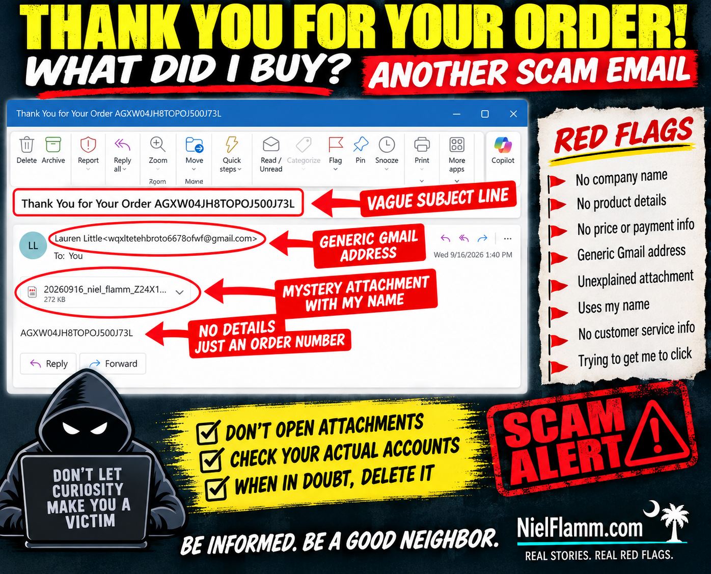 Thank You for Your Order! What Did I Buy? Apparently, I Have to Open the Mystery Attachment