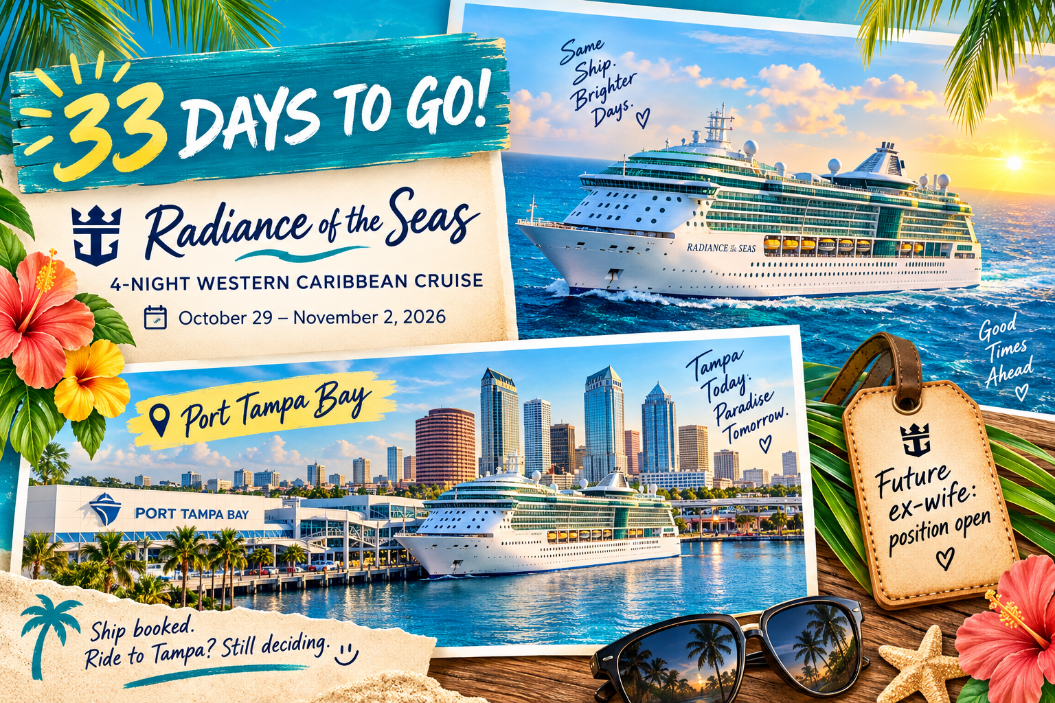 33 Days to Go: Buying Peace, Quiet, and Sparkling Water